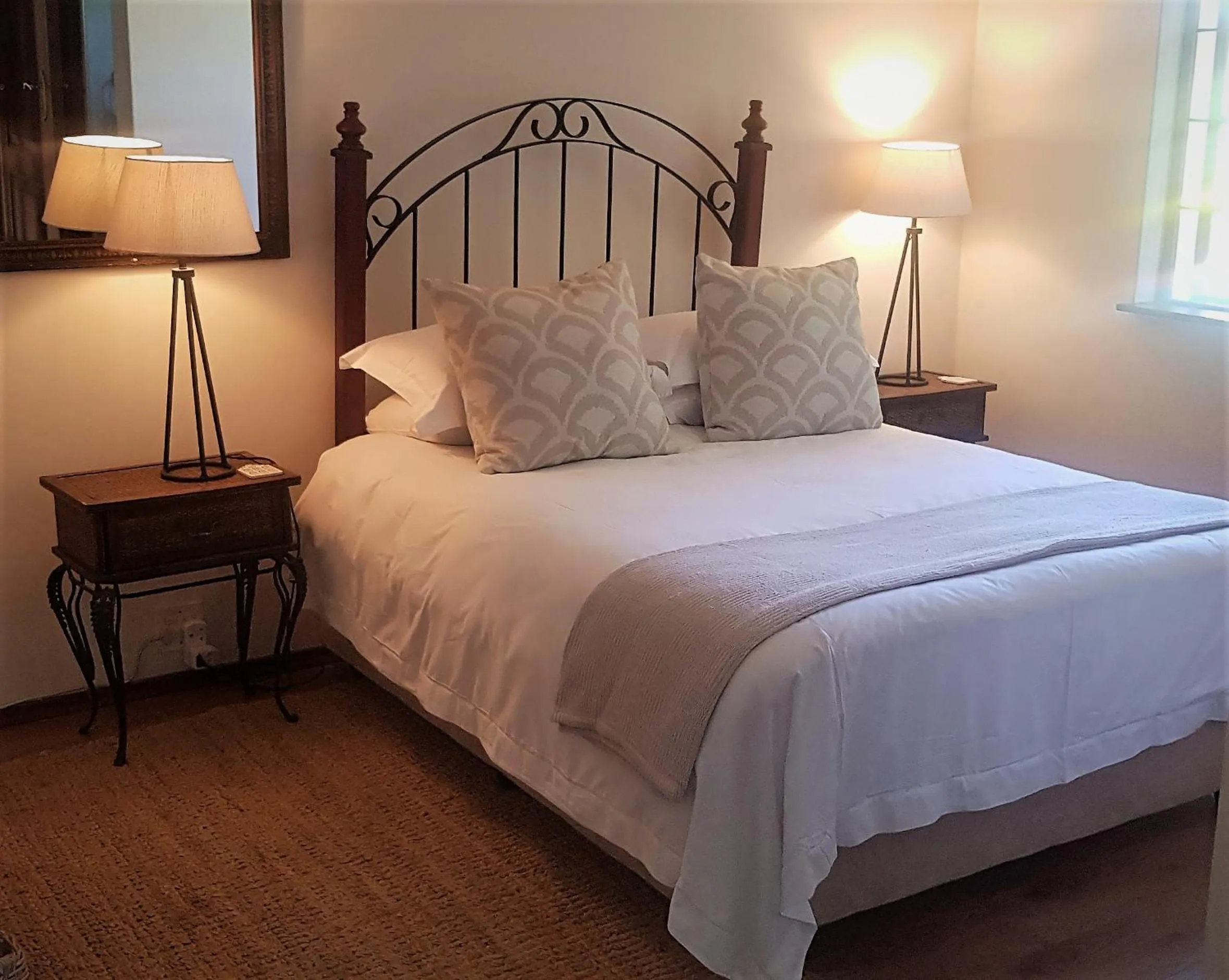 Bed in Brooks Cottage