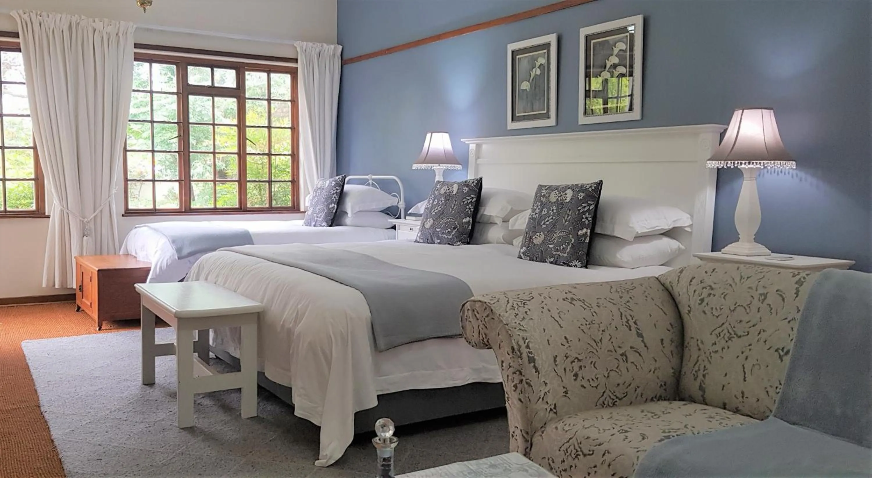 Bed in Brooks Cottage