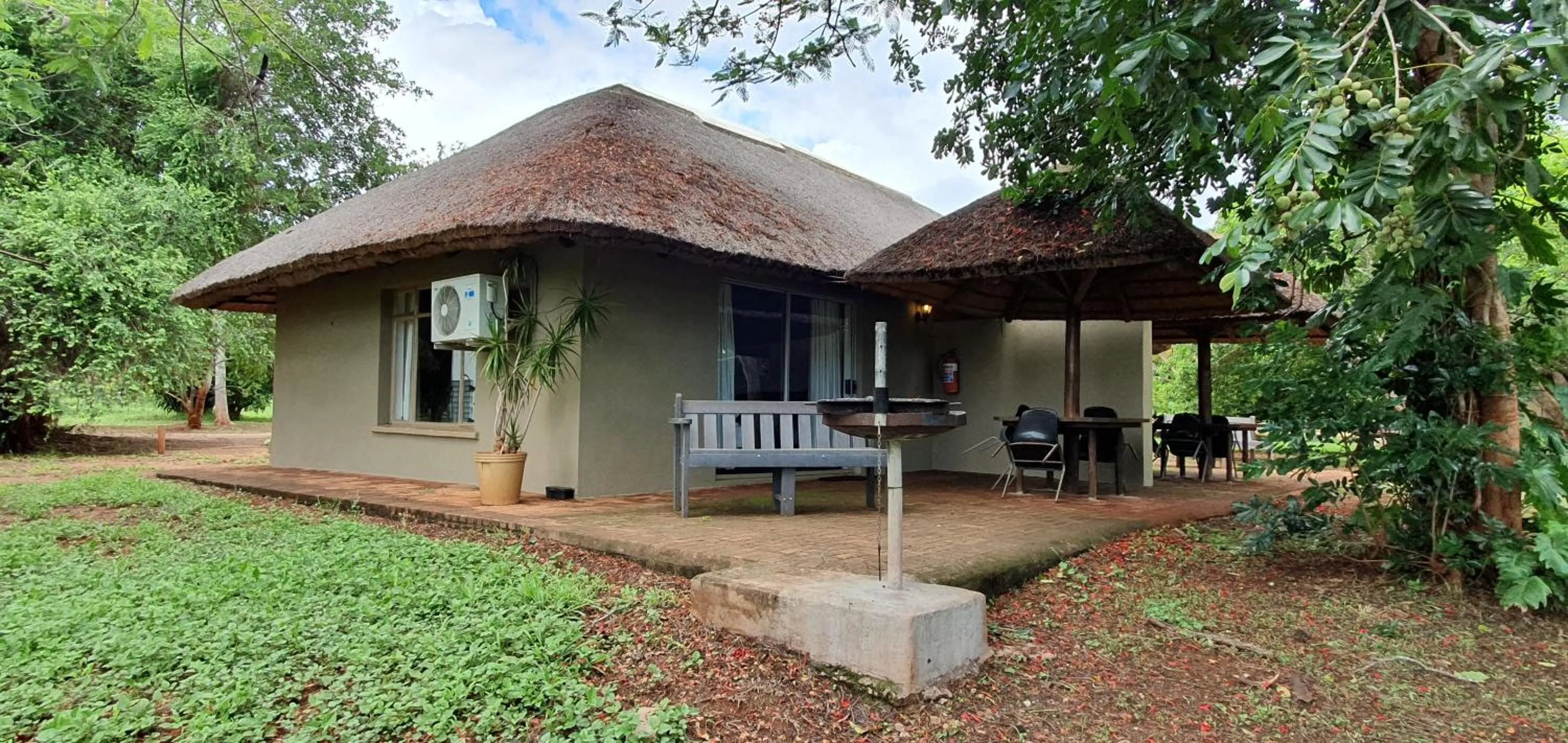 Patio in Elephant Walk Retreat