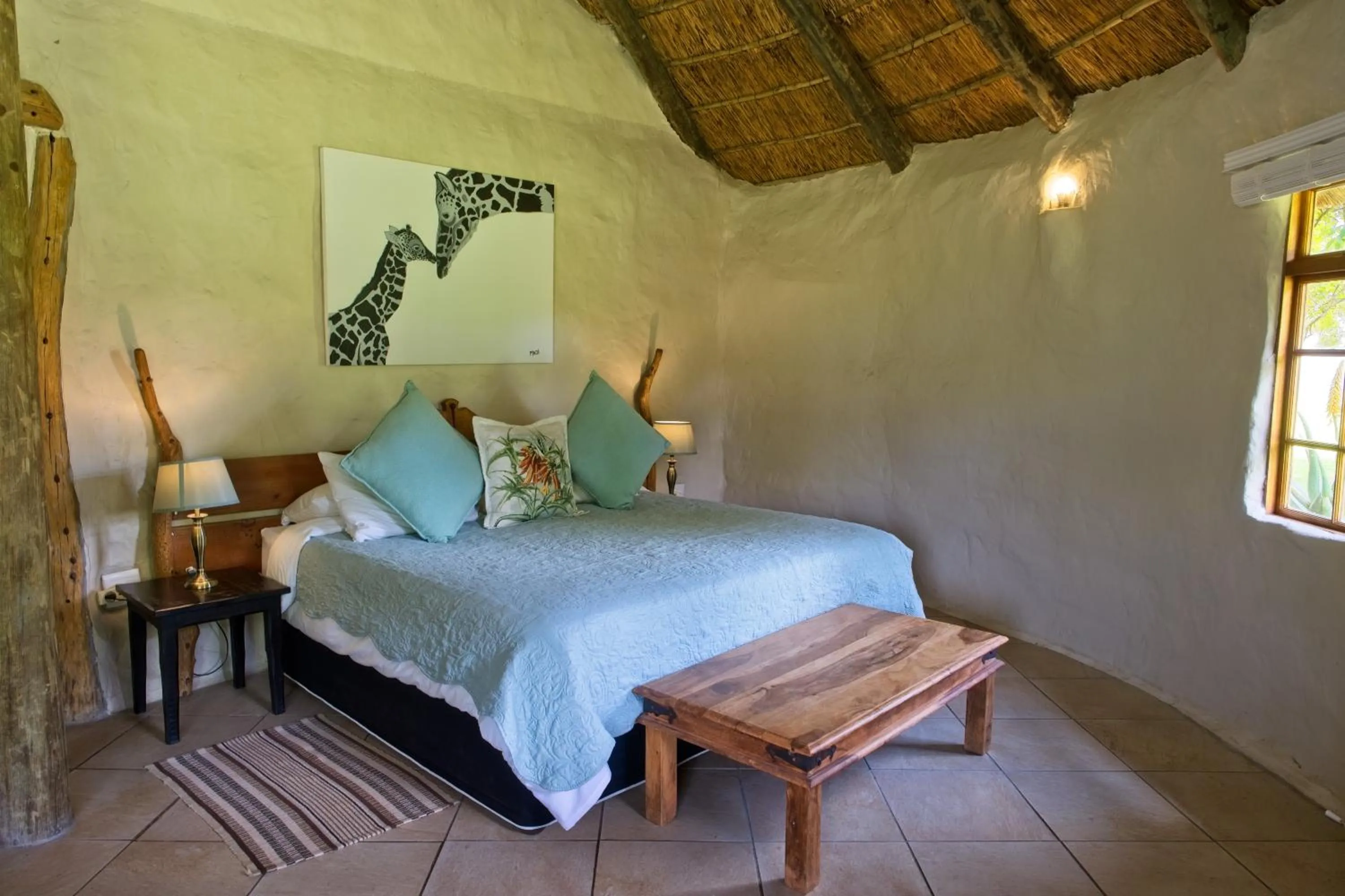 Bed in Chrislin African Lodge