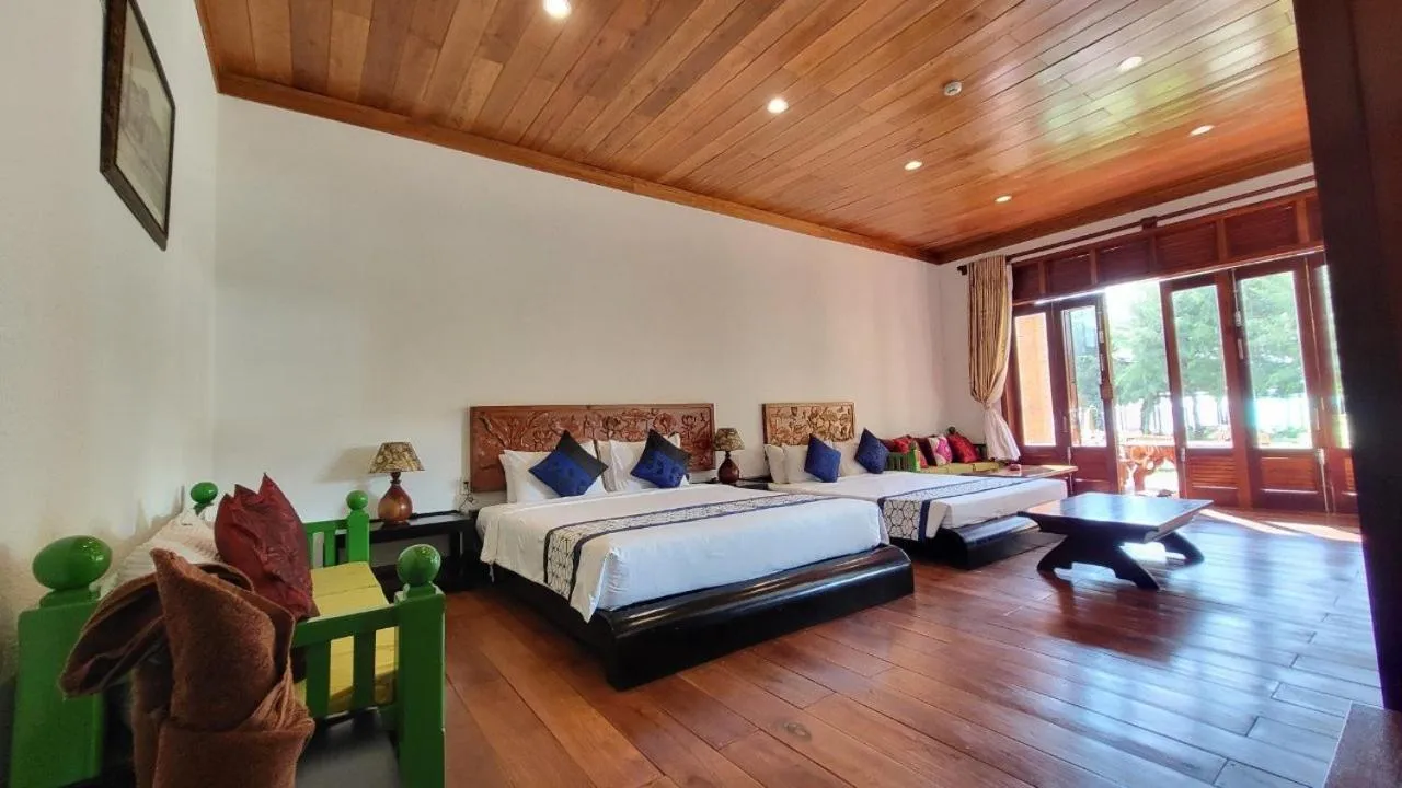 Bed in Blue Shell Resort