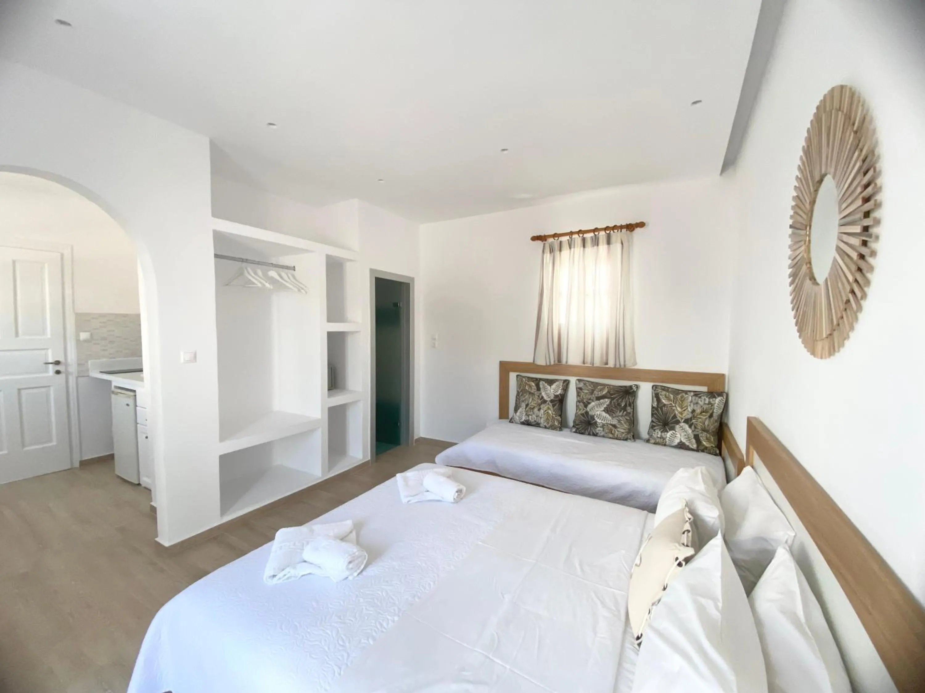 Bedroom, Bed in Cyclades Blue