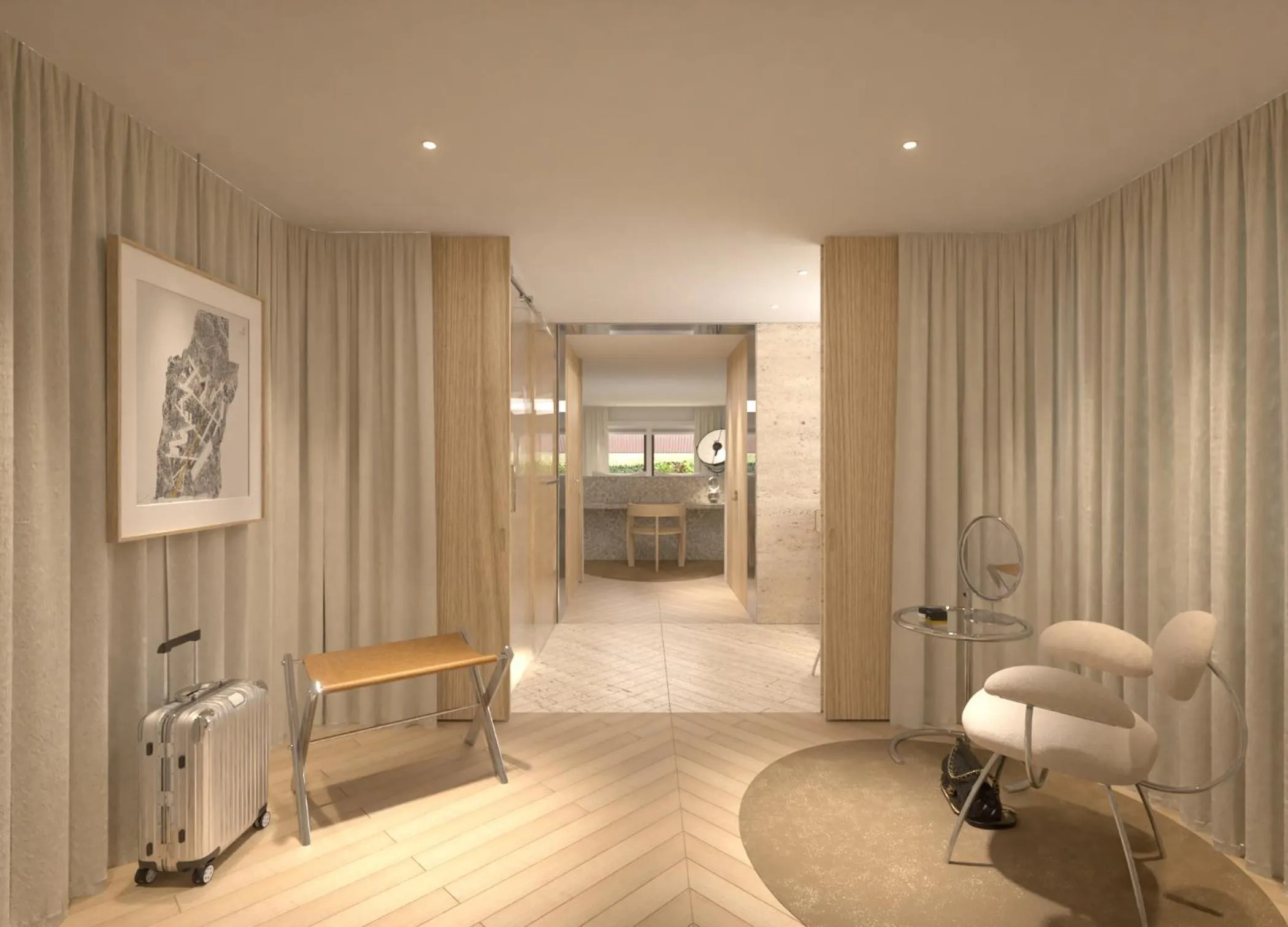 Seating area in Hôtel Le Saint-James