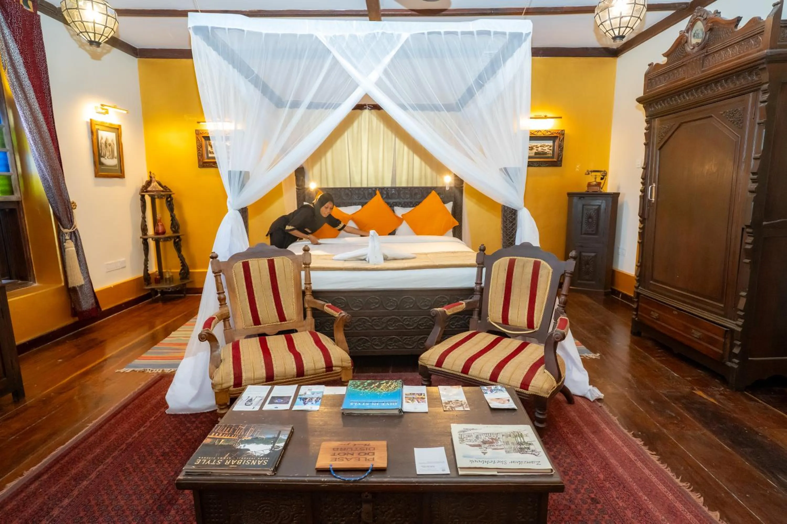 Bed in Jafferji House