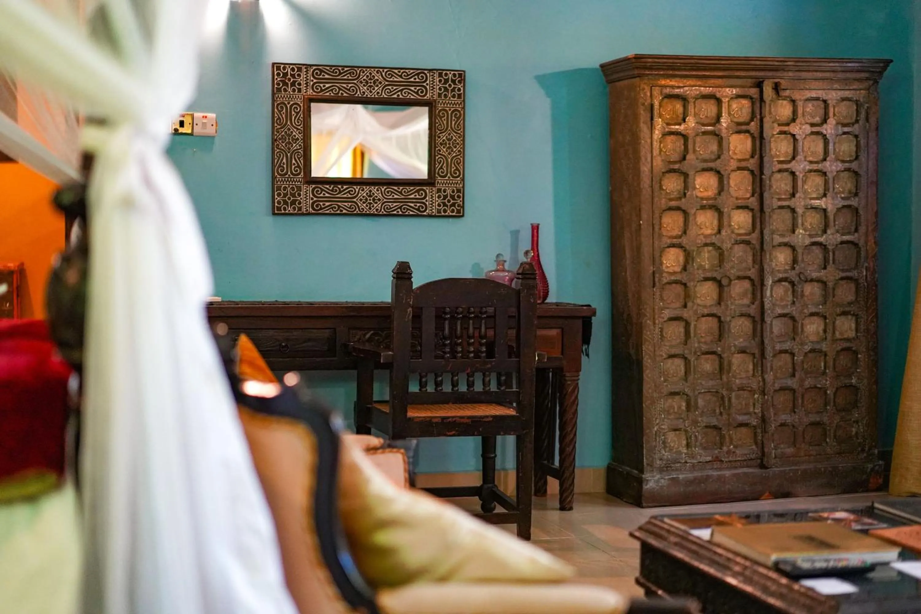 Living room in Jafferji House