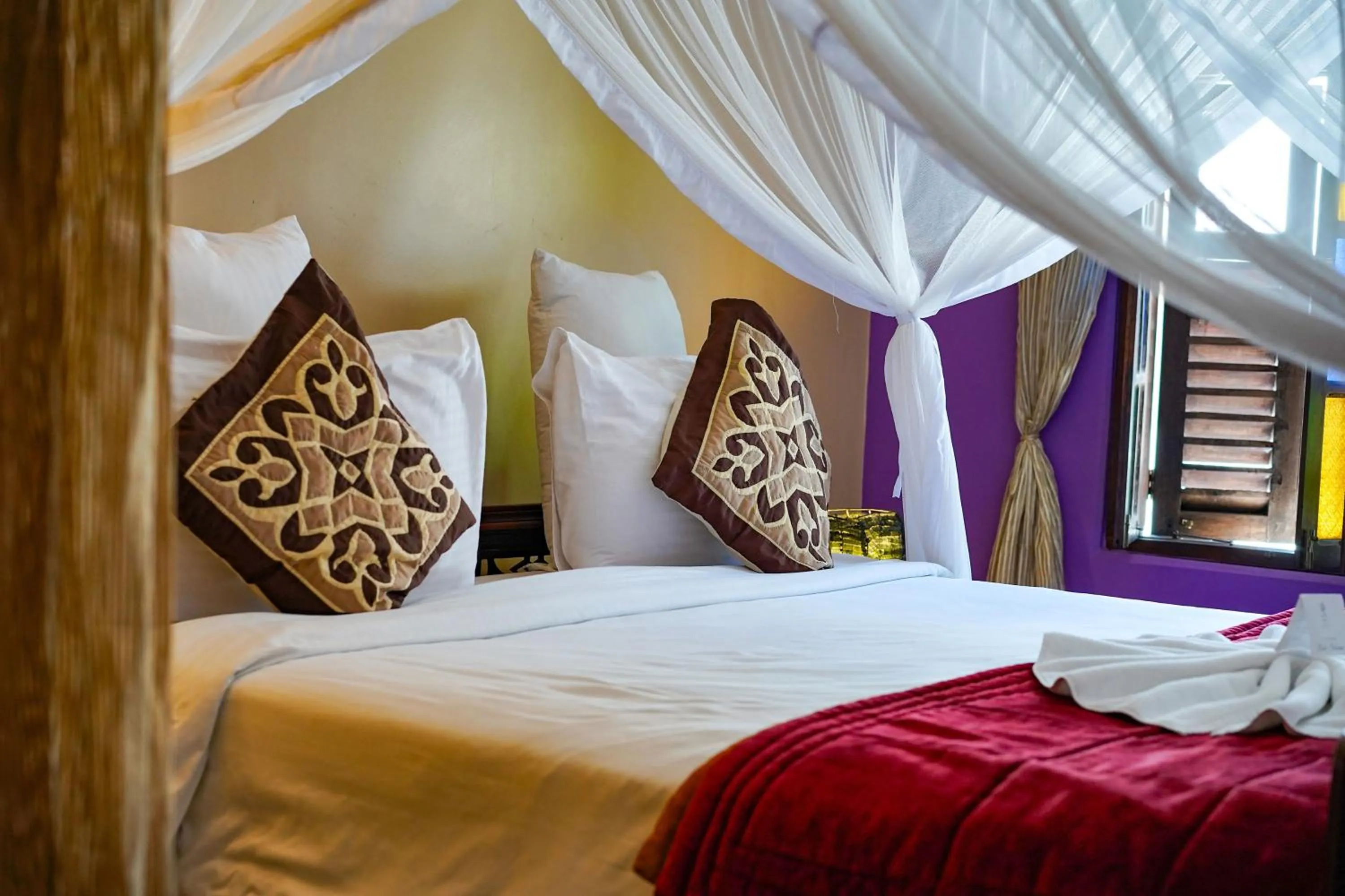 Bed in Jafferji House