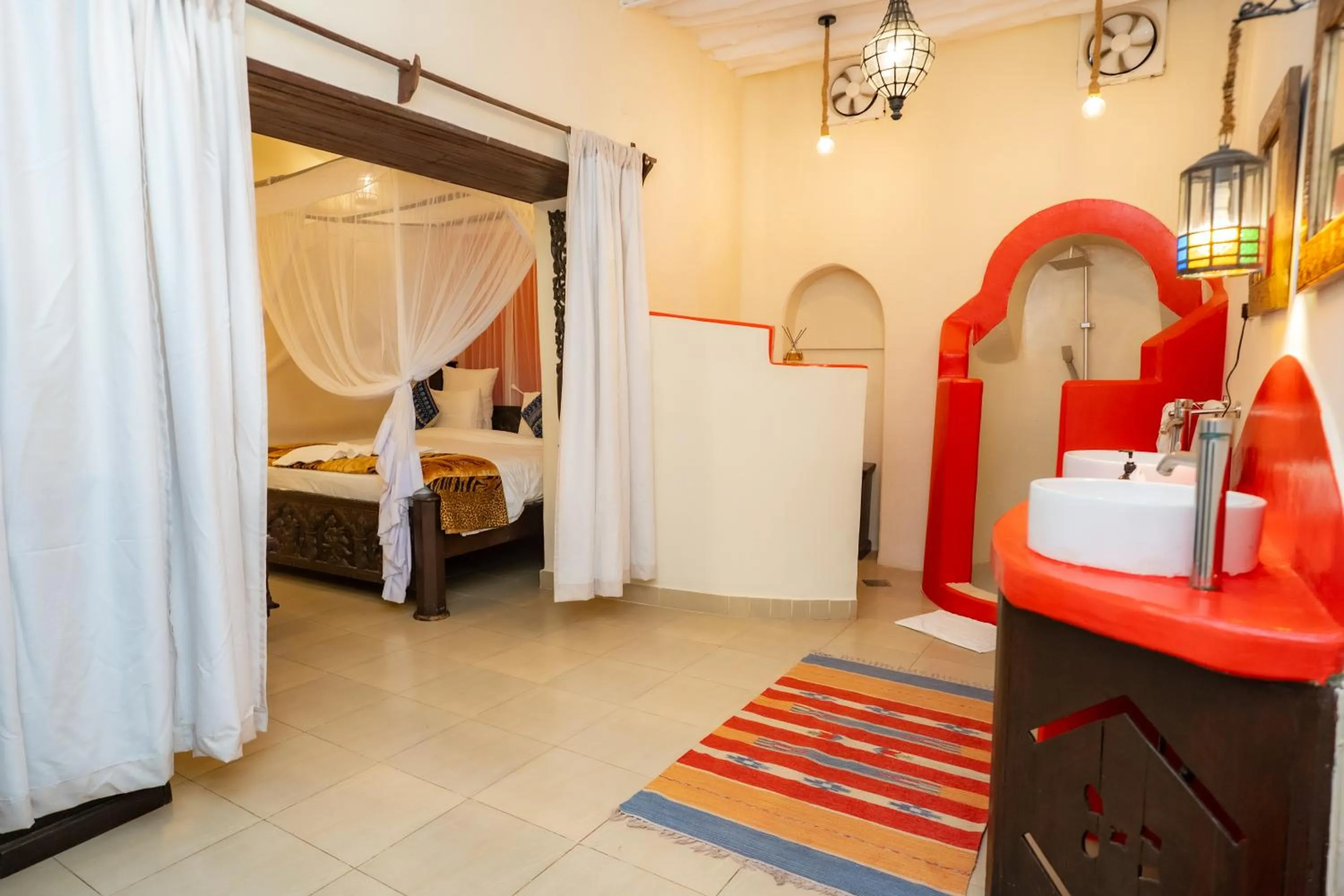 Bed in Jafferji House