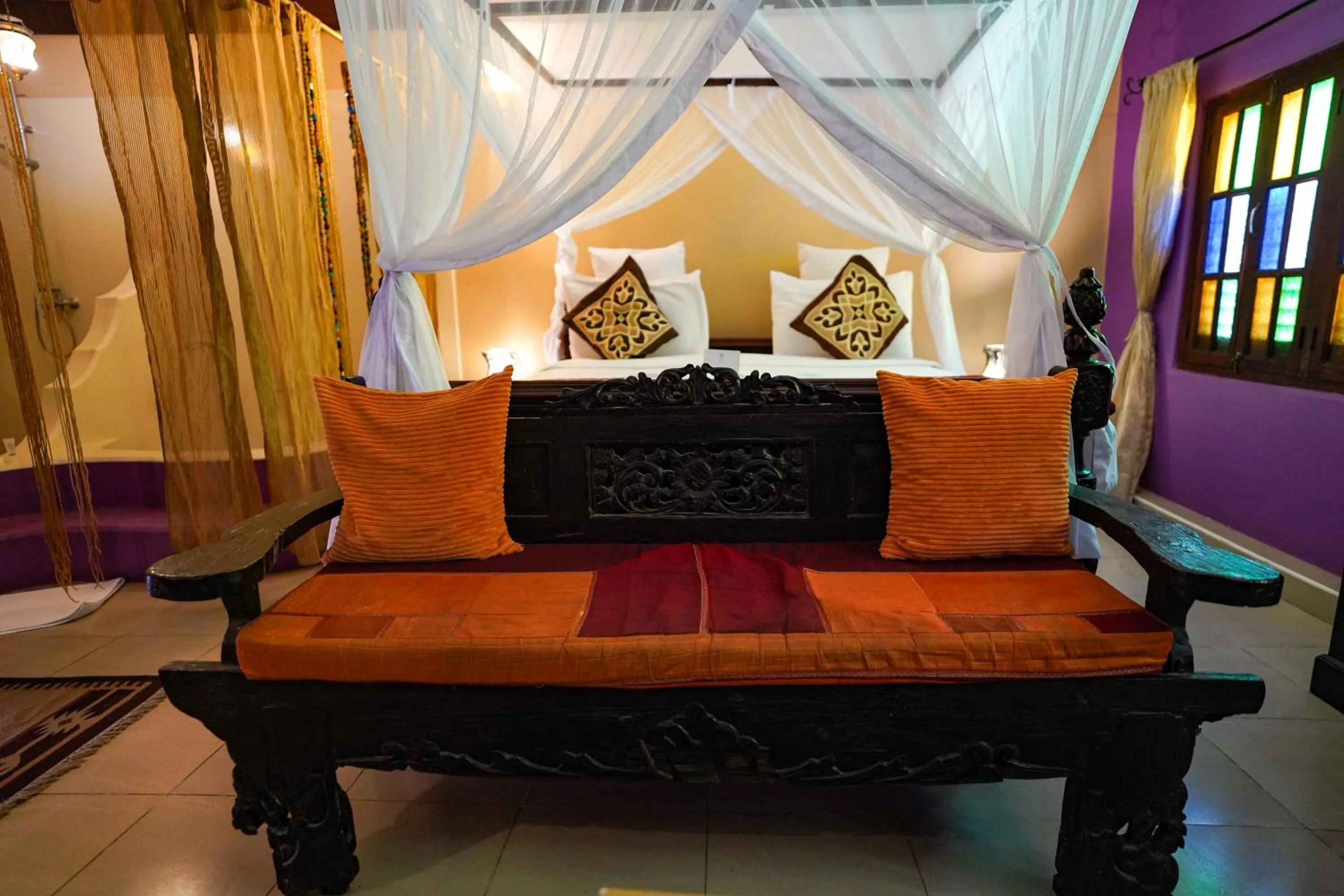 Bed in Jafferji House