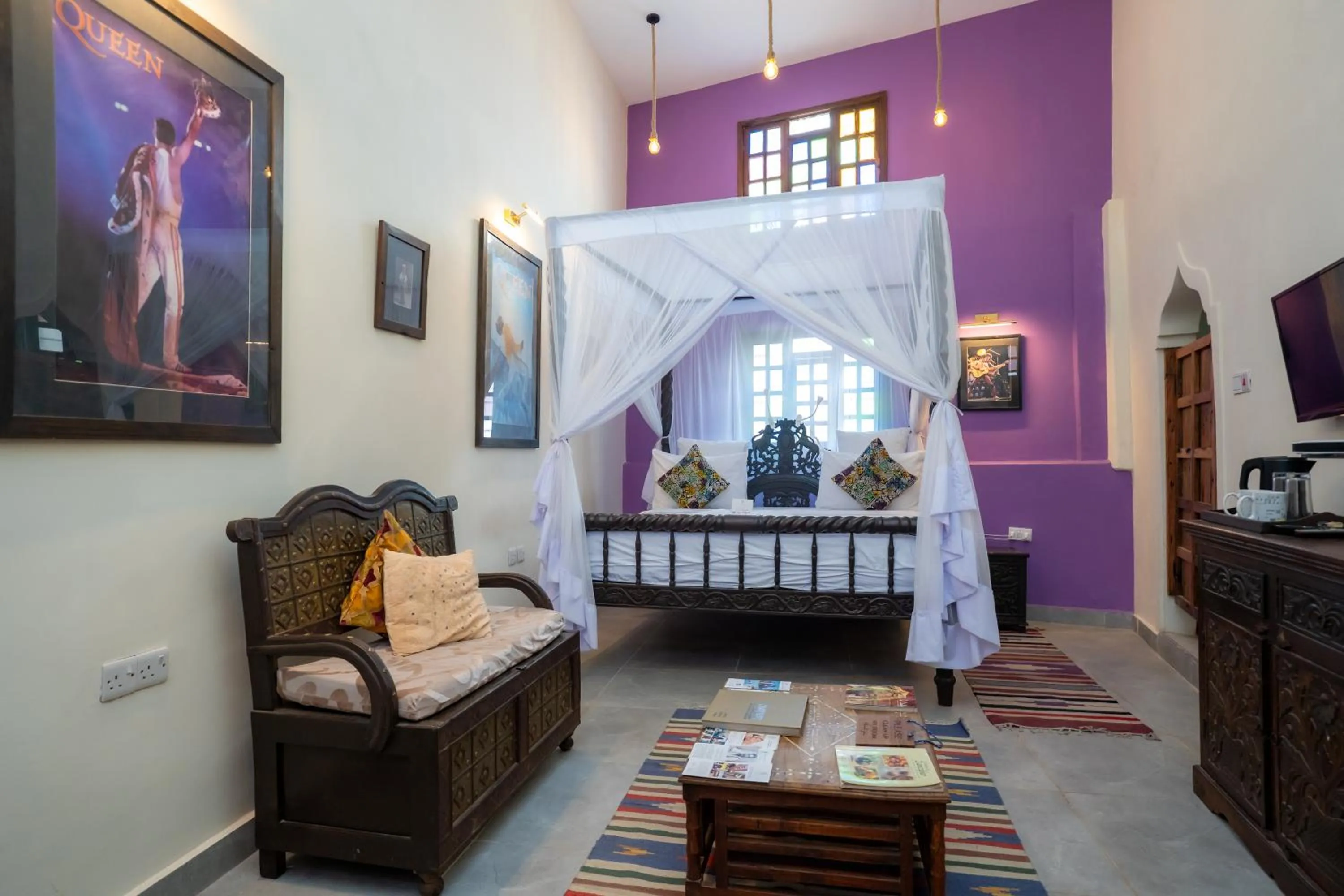 Bed in Jafferji House