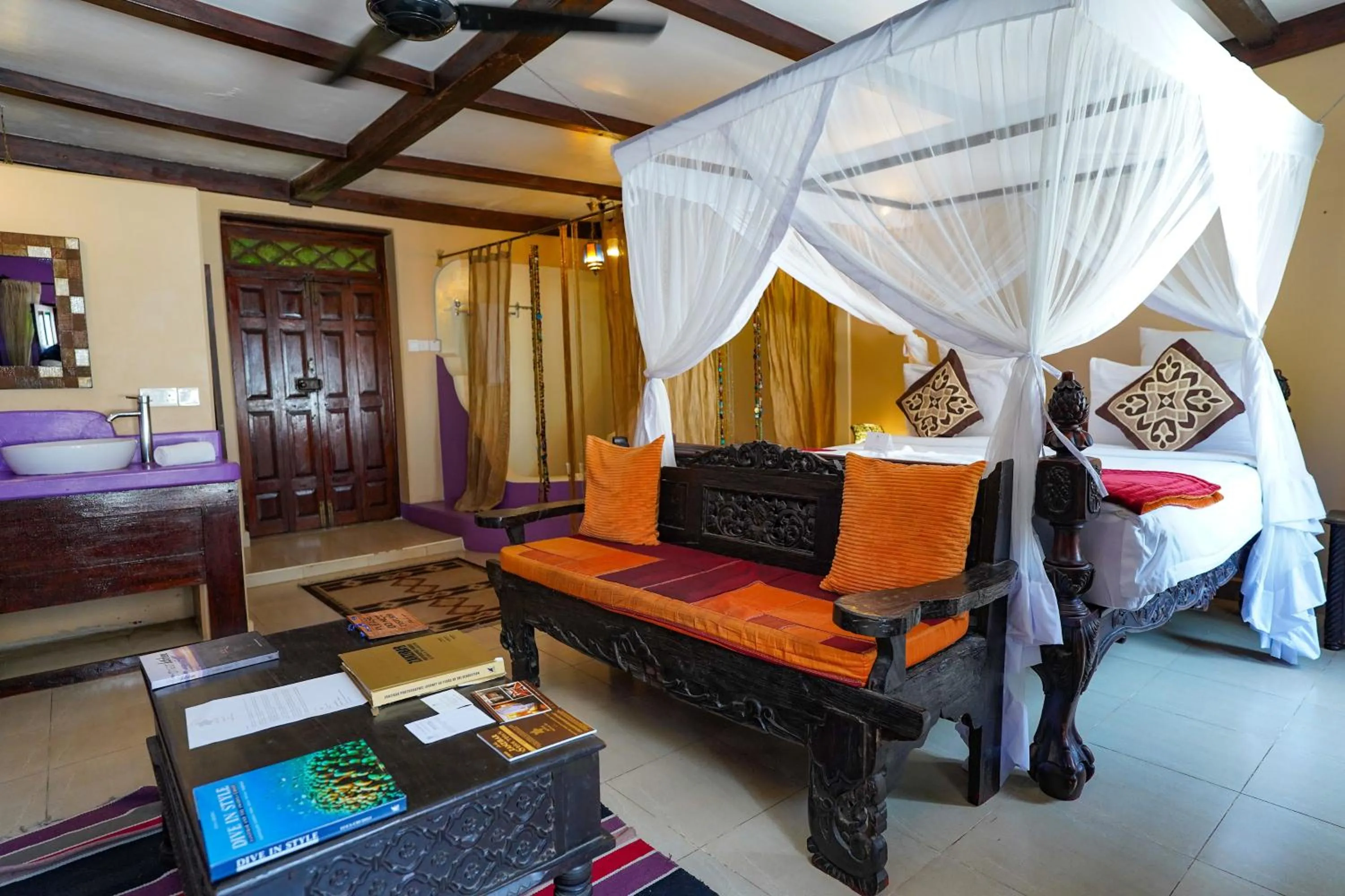 Bed in Jafferji House