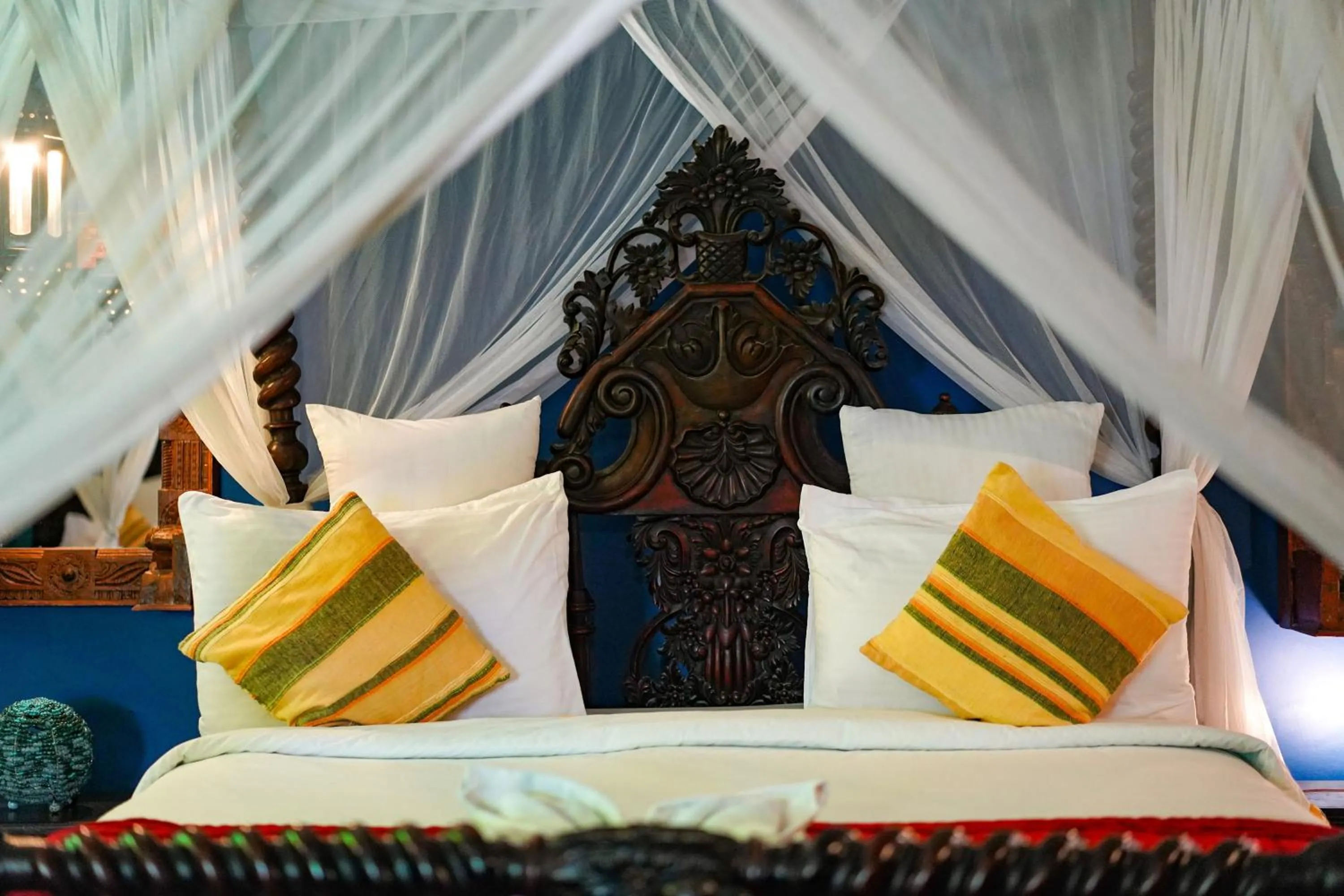 Bed in Jafferji House