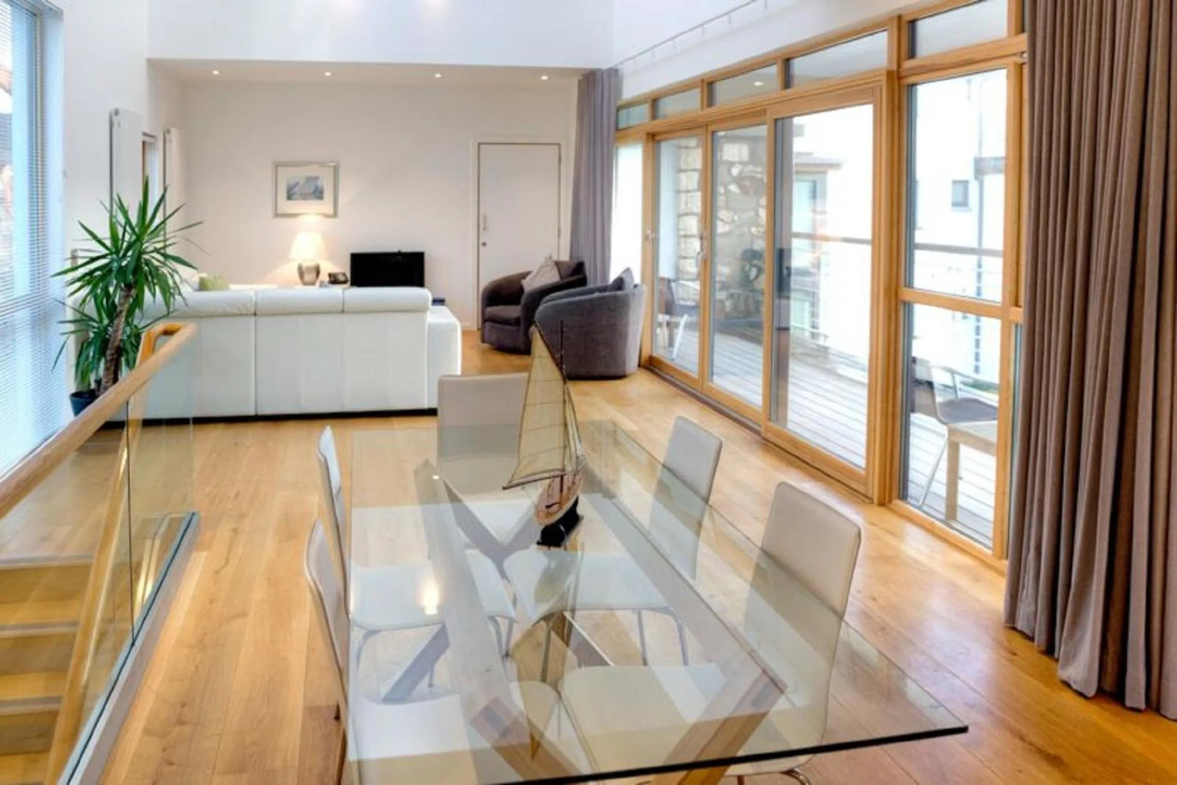 Lake view in Portavadie Loch Fyne Scotland