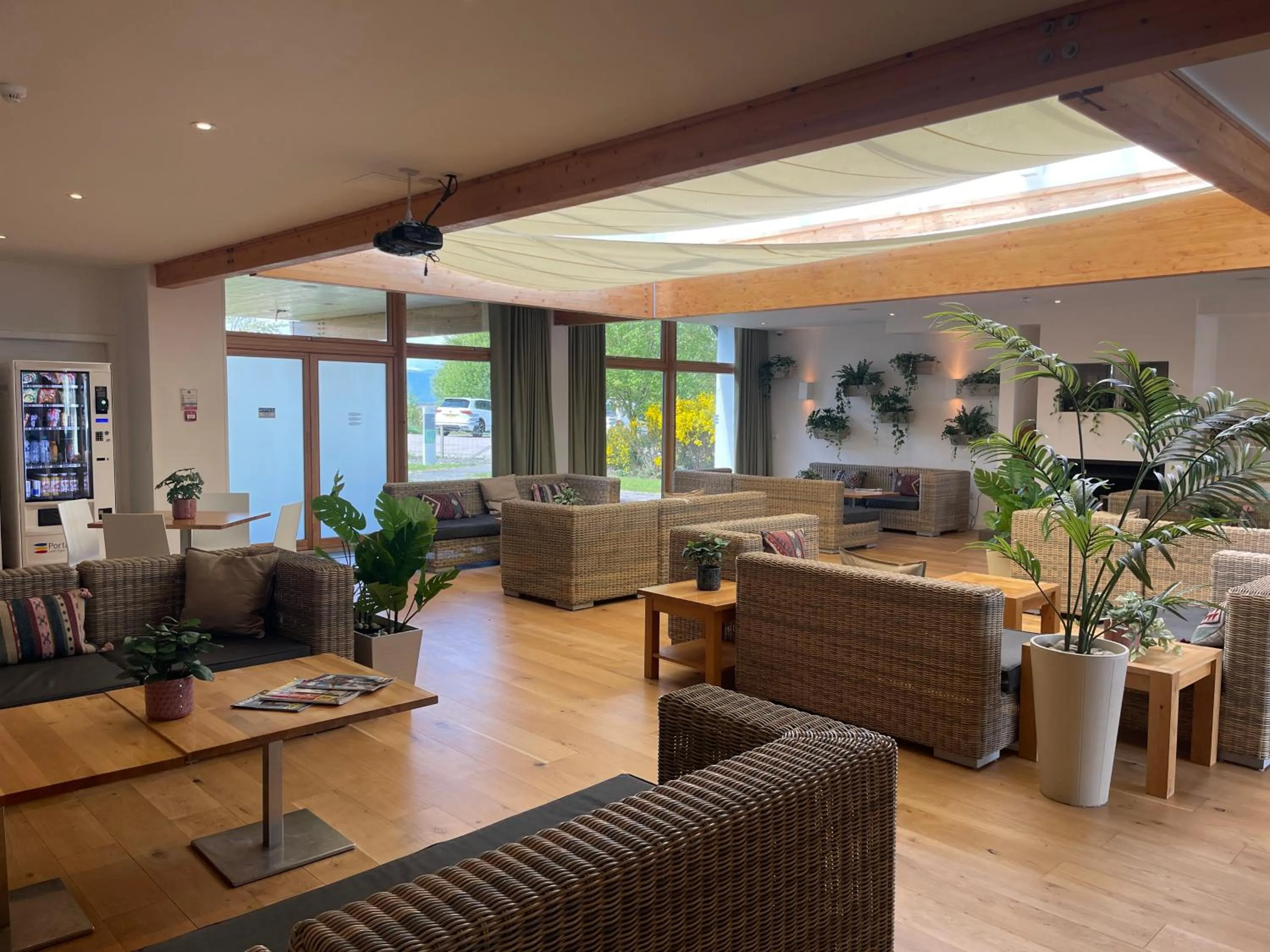 Communal lounge/ TV room in Portavadie Loch Fyne Scotland