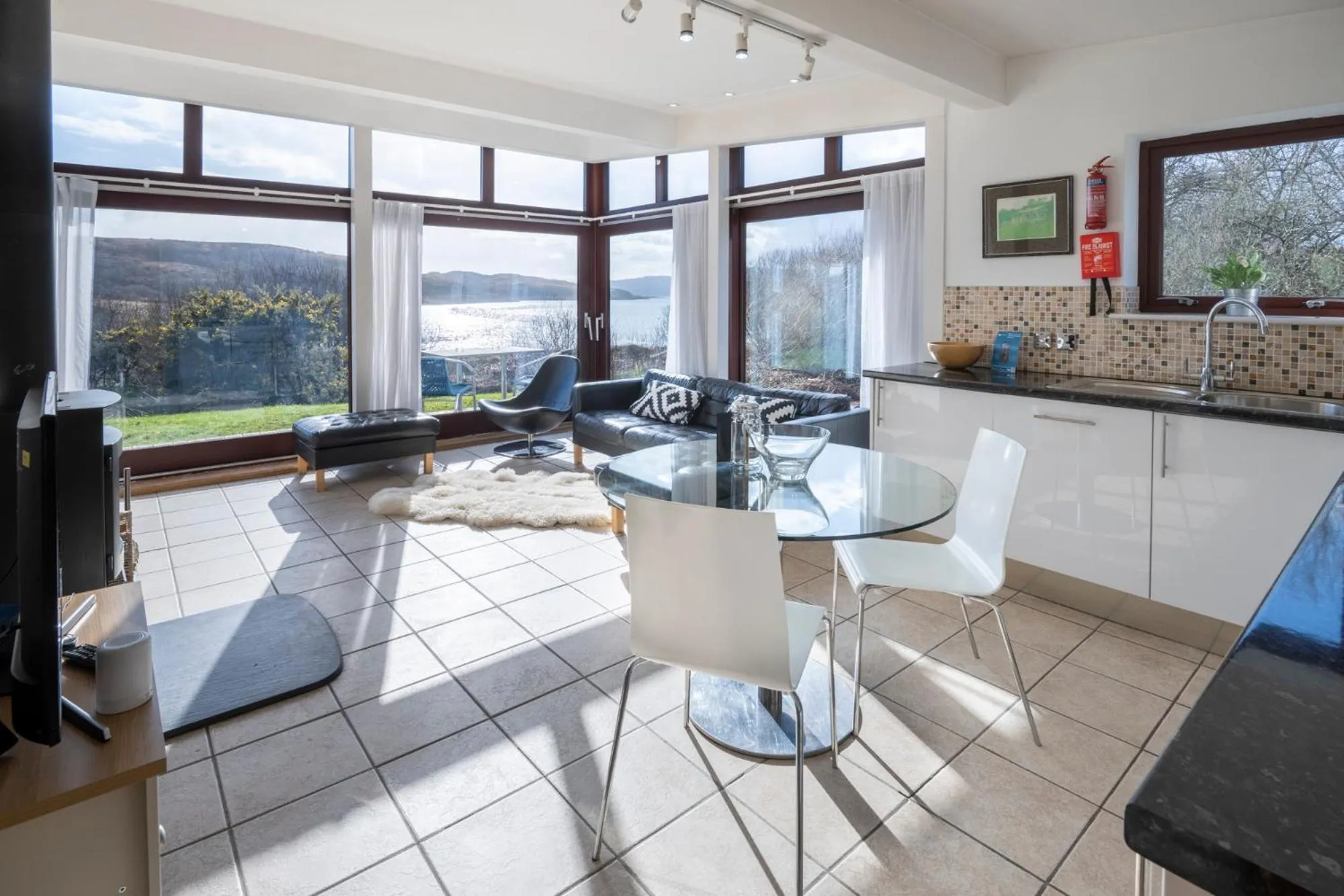 Natural landscape in Portavadie Loch Fyne Scotland