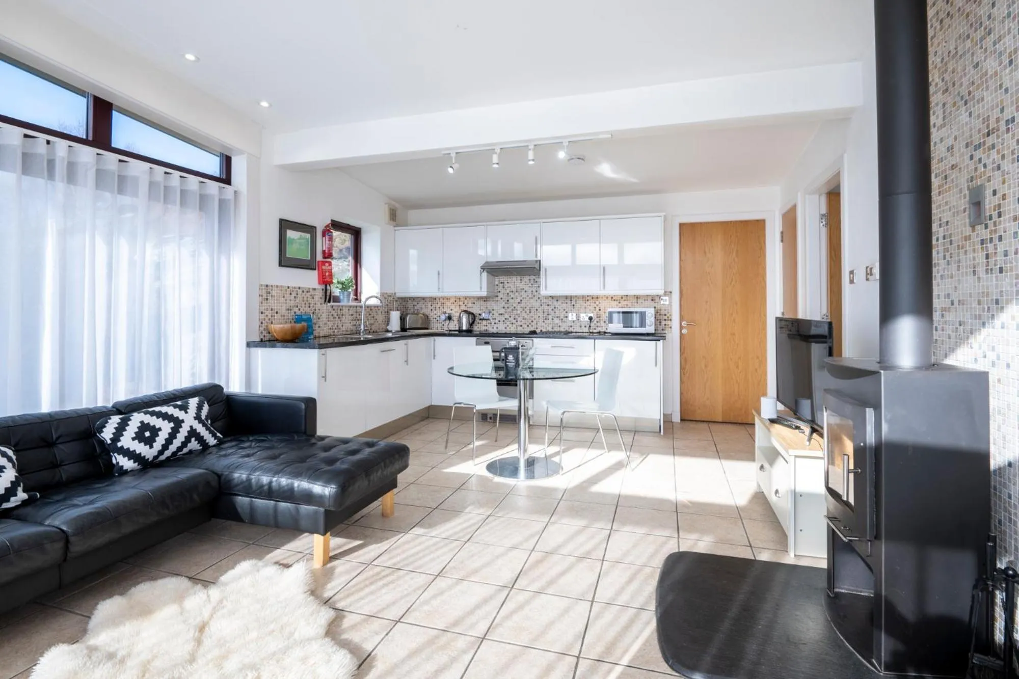 Kitchen or kitchenette in Portavadie Loch Fyne Scotland