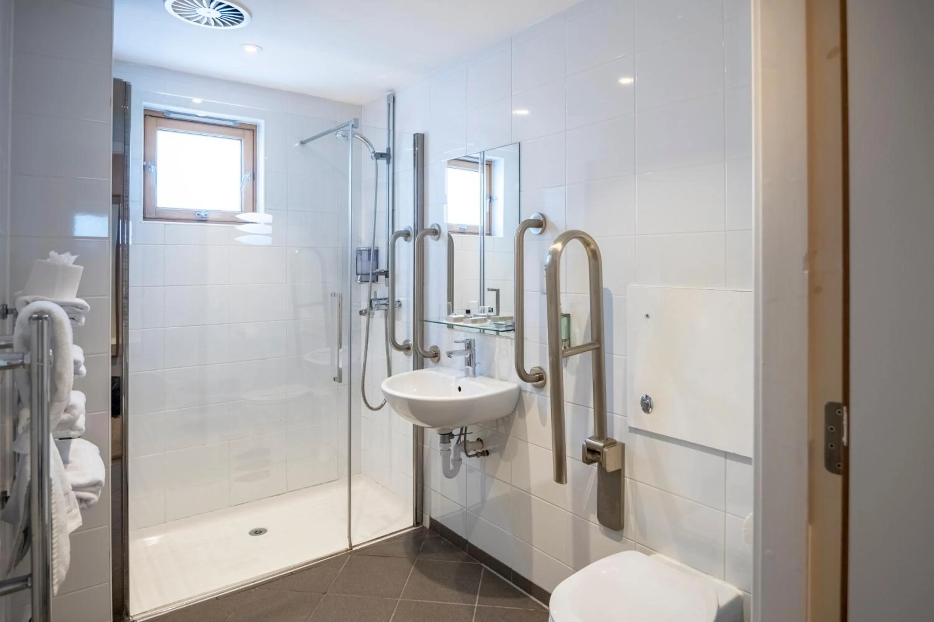 Shower in Portavadie Loch Fyne Scotland