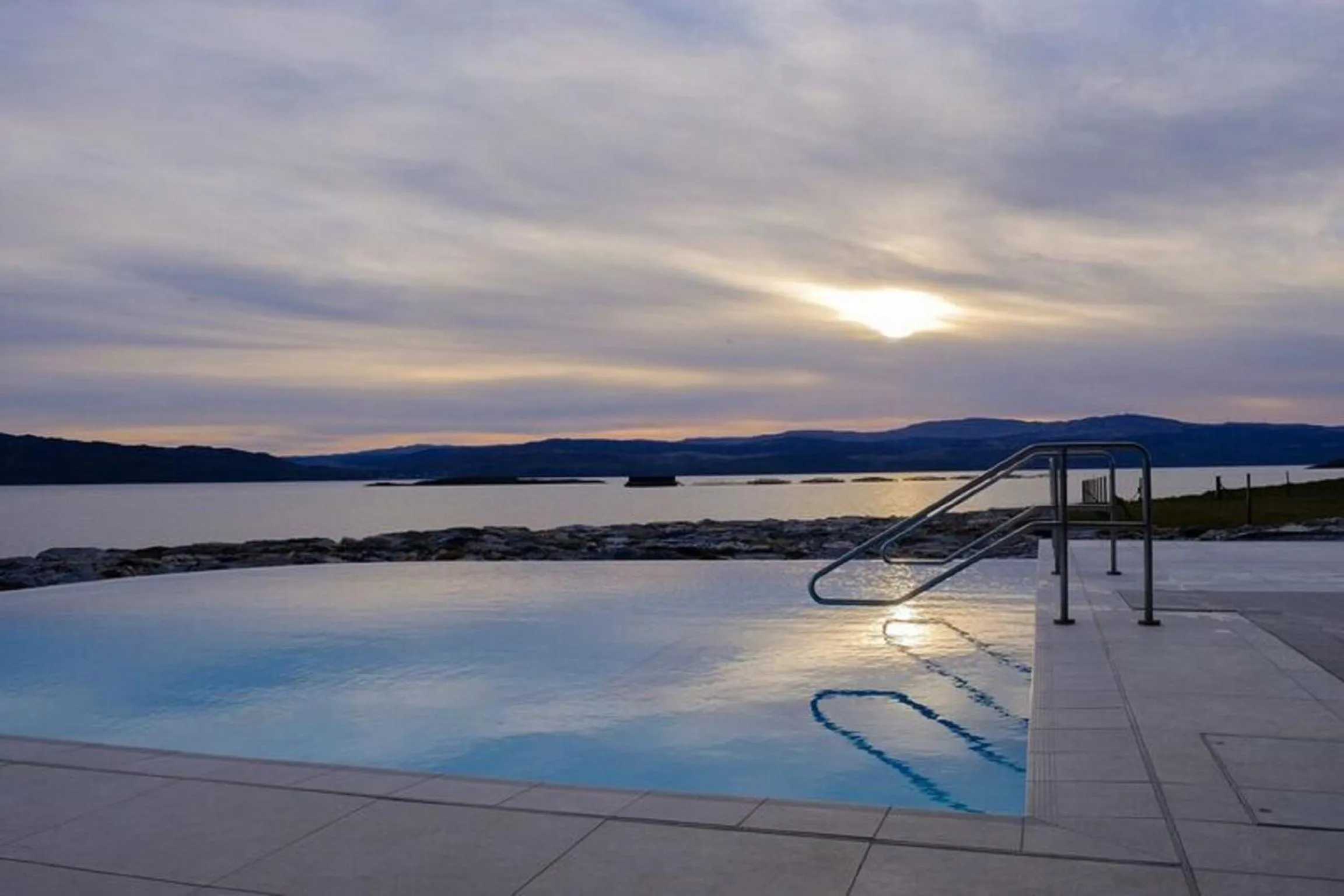 Open Air Bath in Portavadie Loch Fyne Scotland