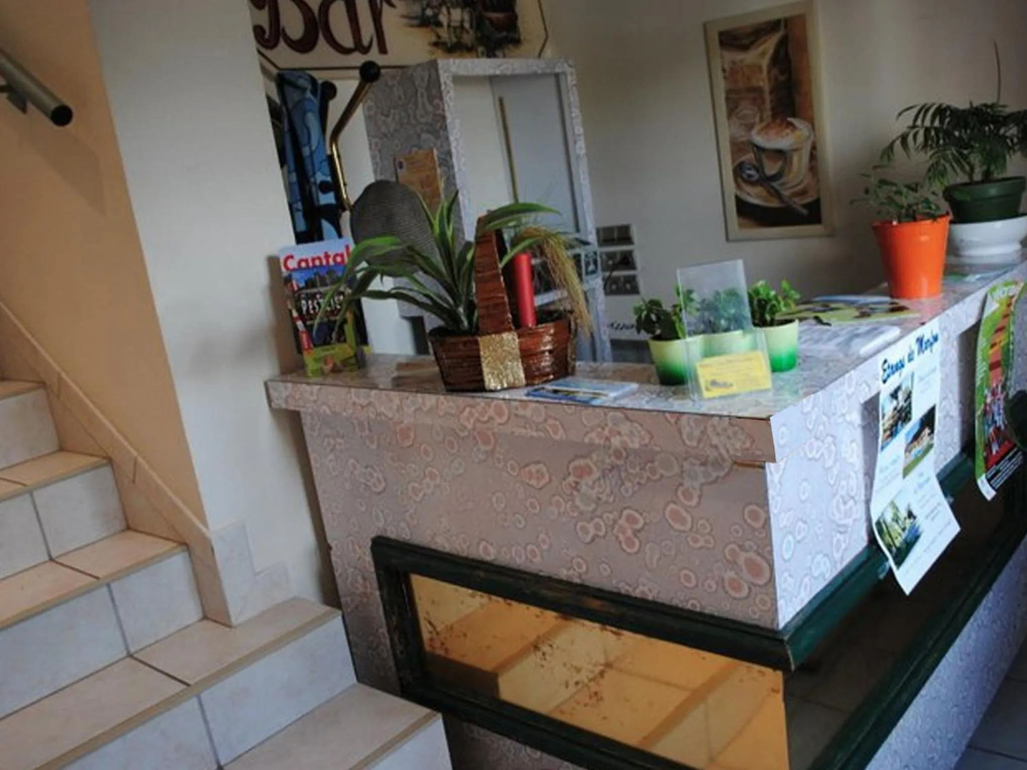 Lobby or reception in Hotel des voyageurs Chez Betty