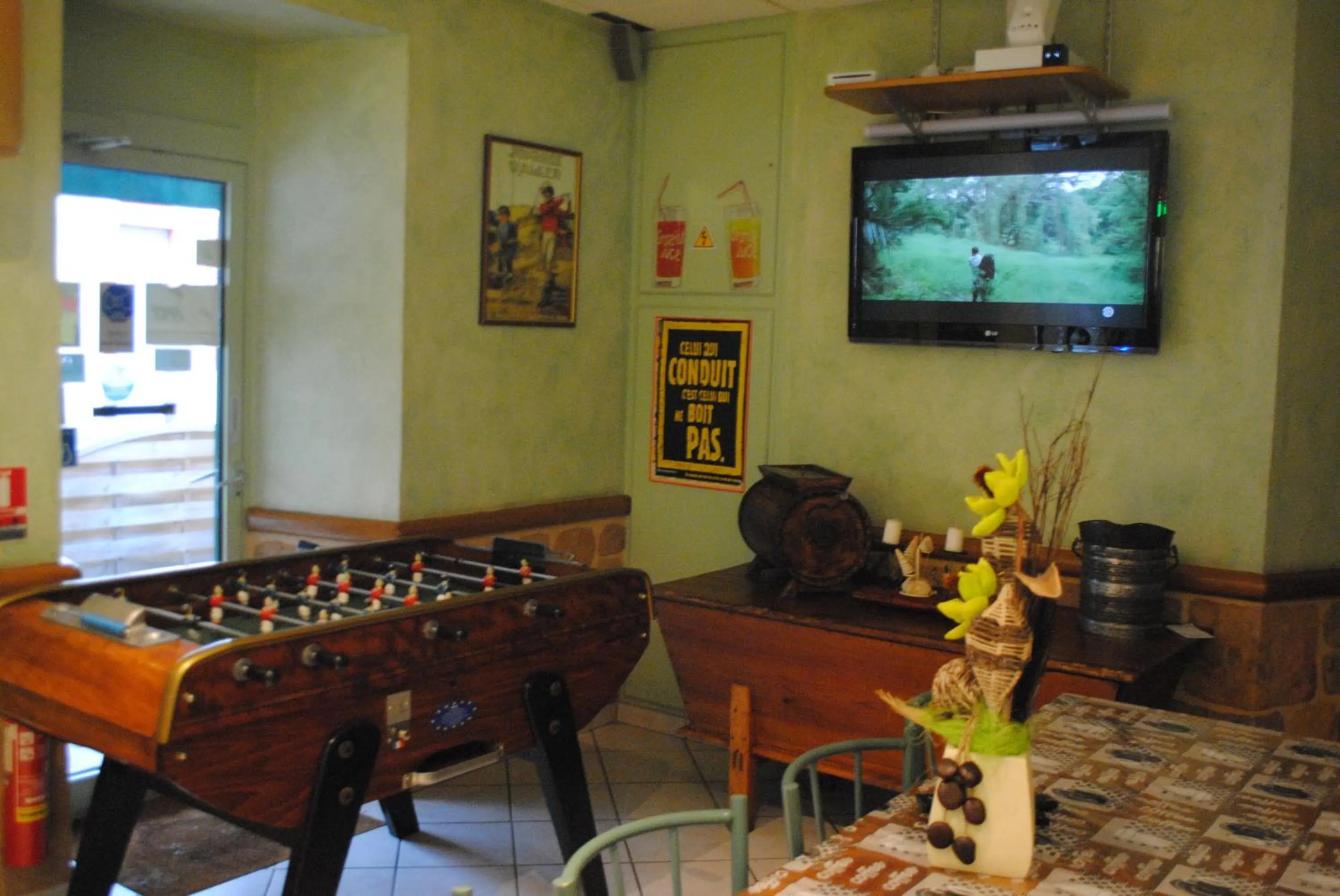 Decorative detail in Hotel des voyageurs Chez Betty