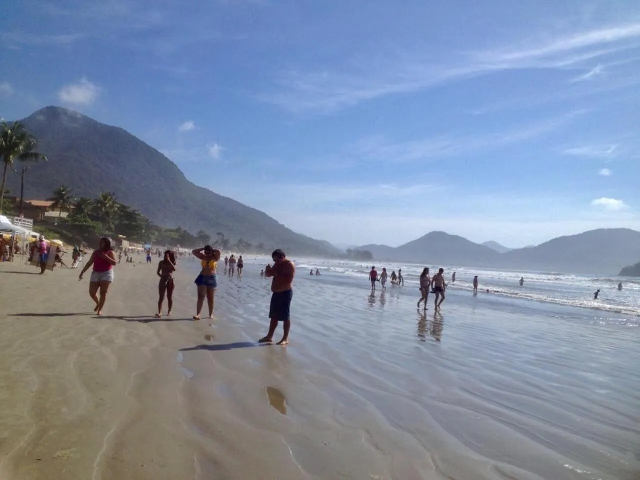 Natural landscape in Praia Maranduba