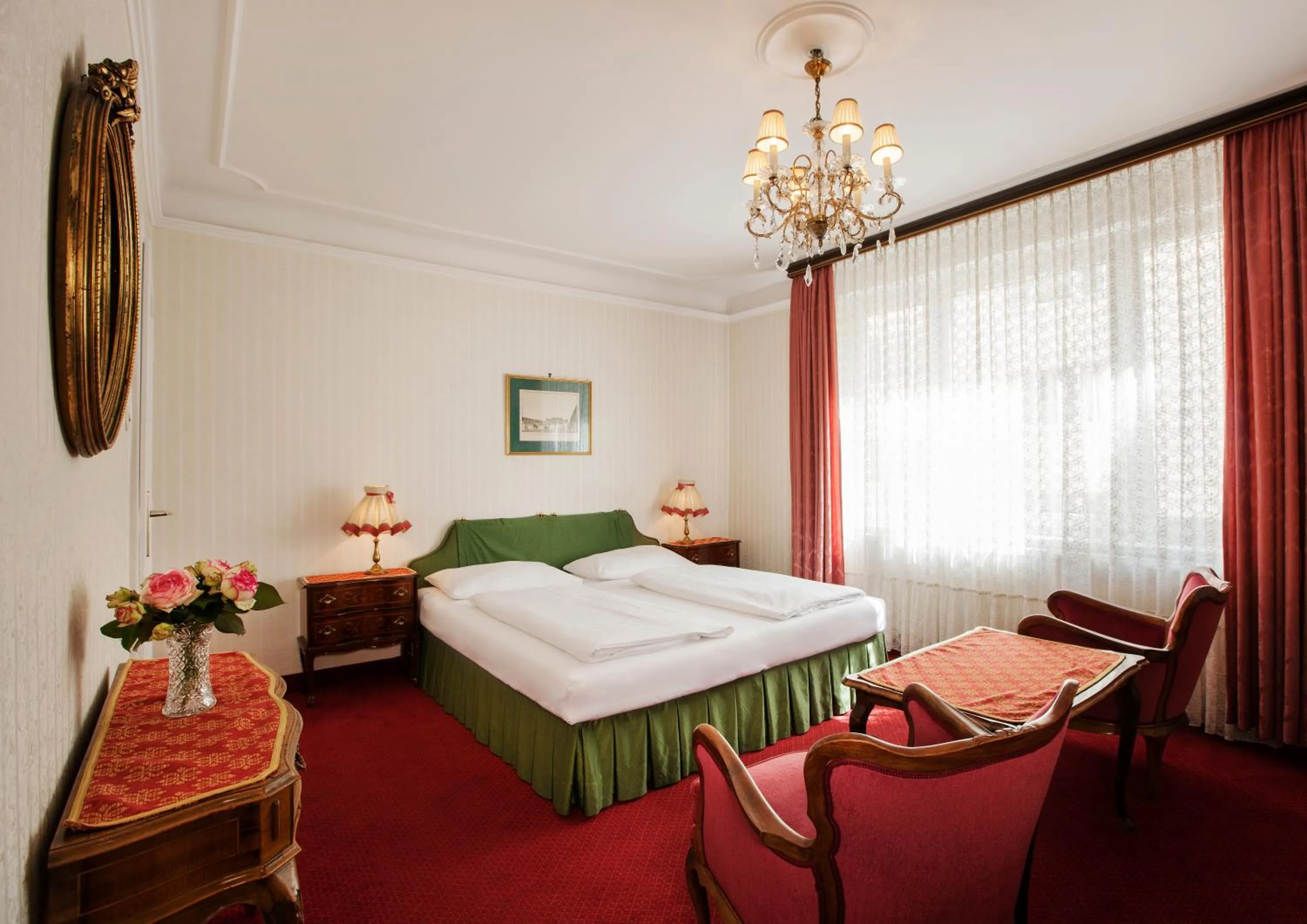 Day, Bed in Hotel Pension Suzanne