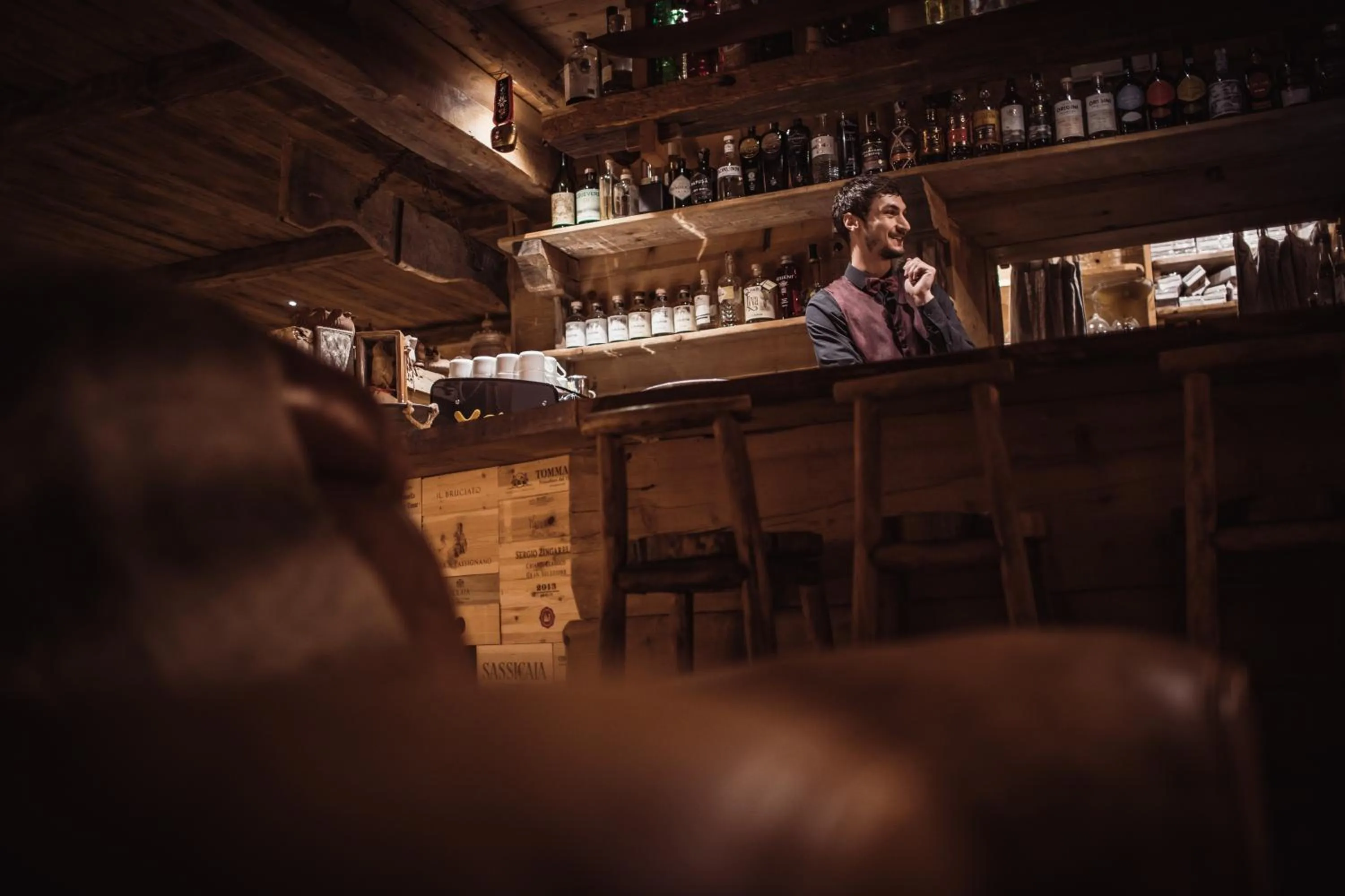 Lounge or bar in Chalet Svizzero