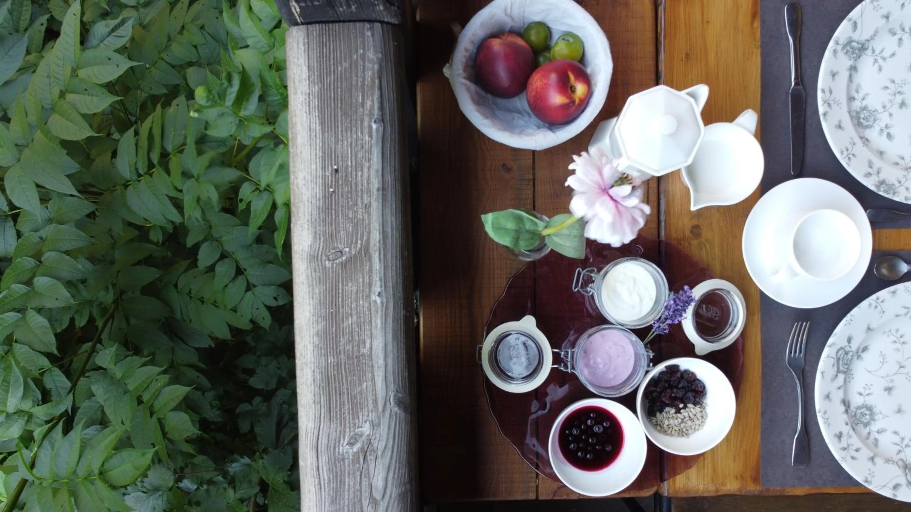 Buffet breakfast in Chalet Svizzero