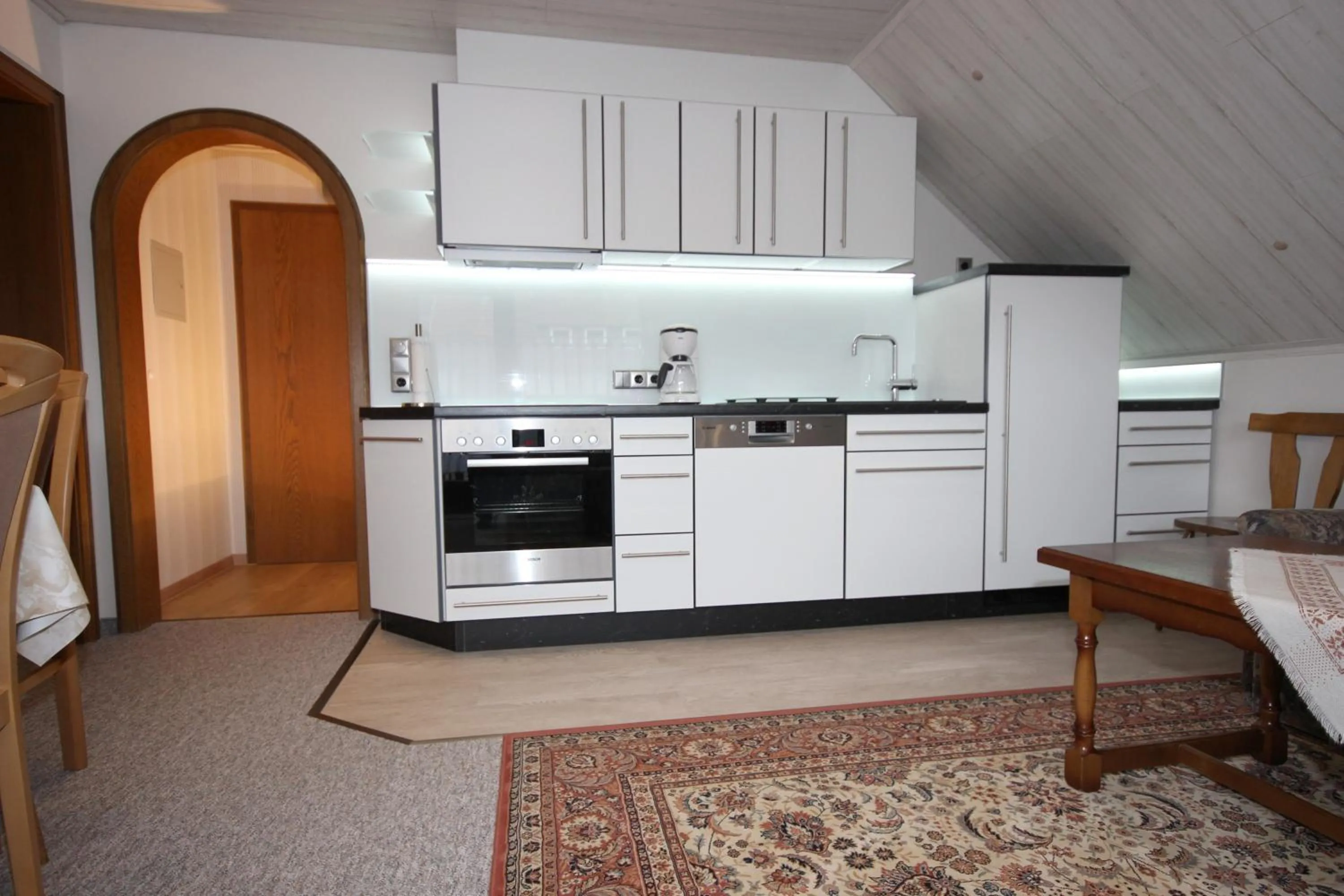 Kitchen or kitchenette in Ferienhaus Marienweg