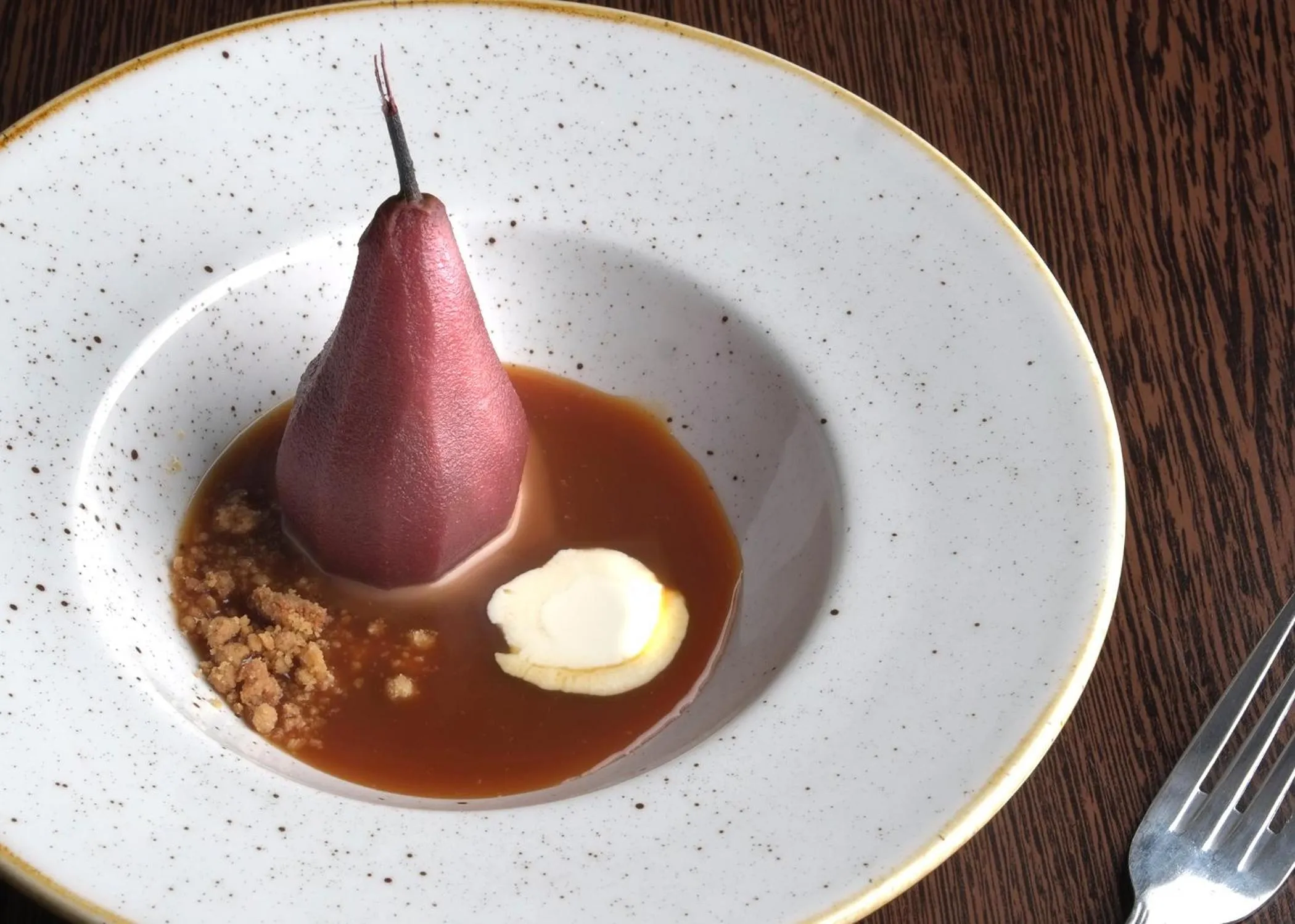 Food and drinks in The George at Nunney