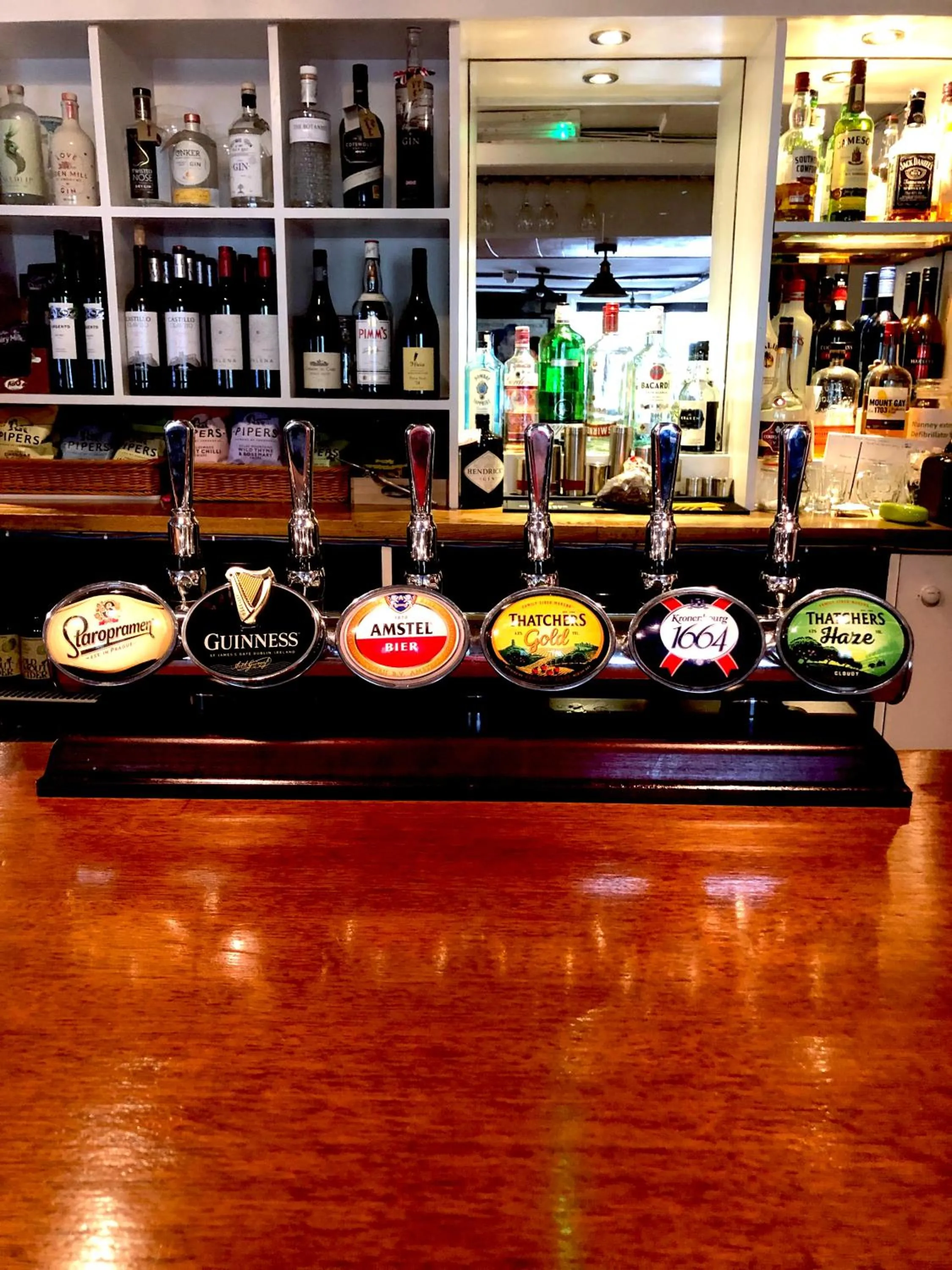 Lounge or bar in The George at Nunney