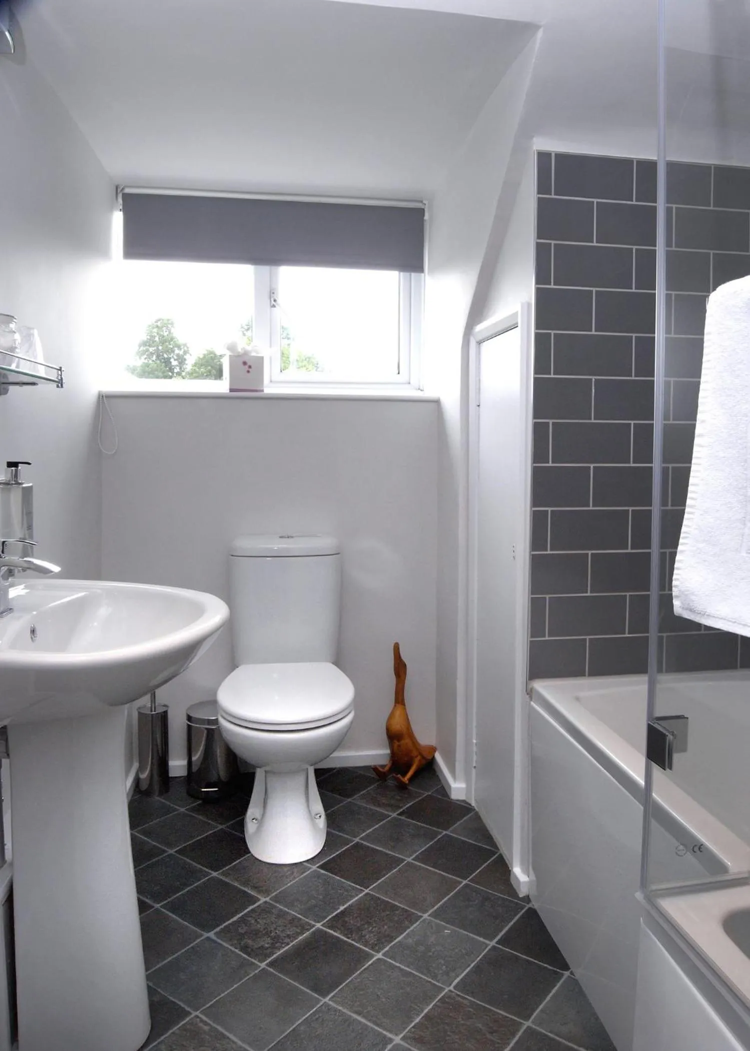 Bathroom in The George at Nunney