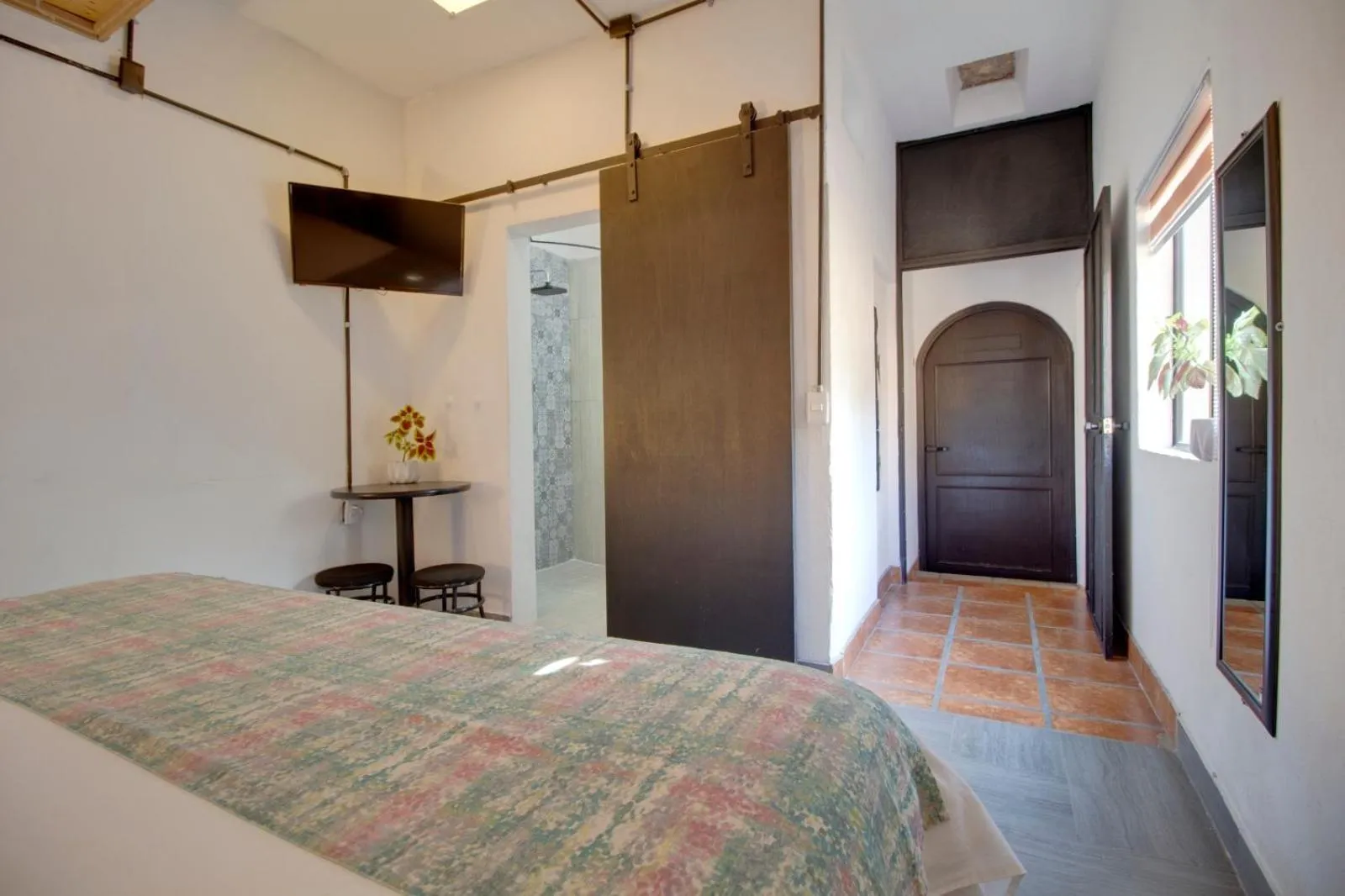 TV and multimedia, Bed in Hotel Punto 79