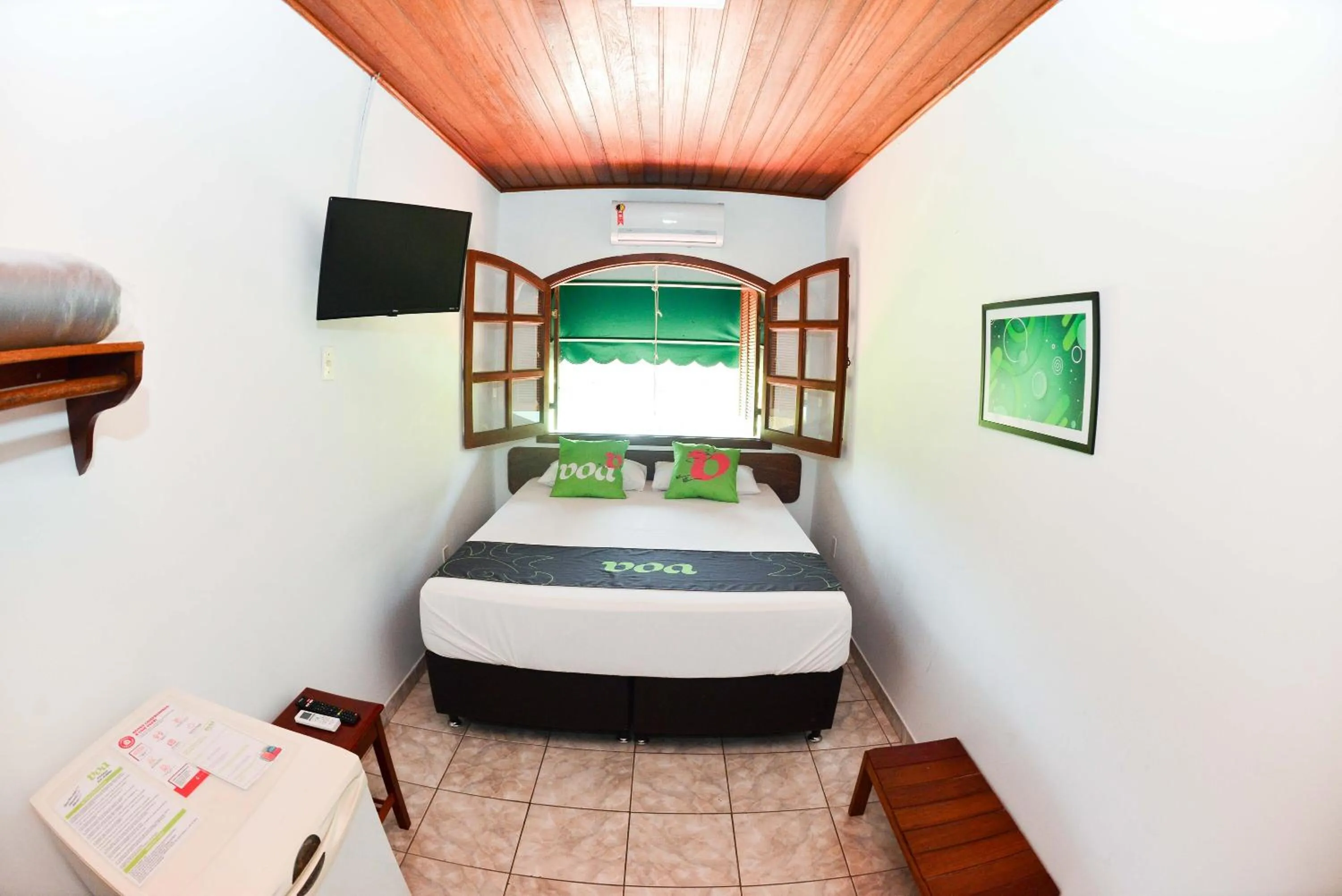 Bed in VOA Pousada Dos Jasmins