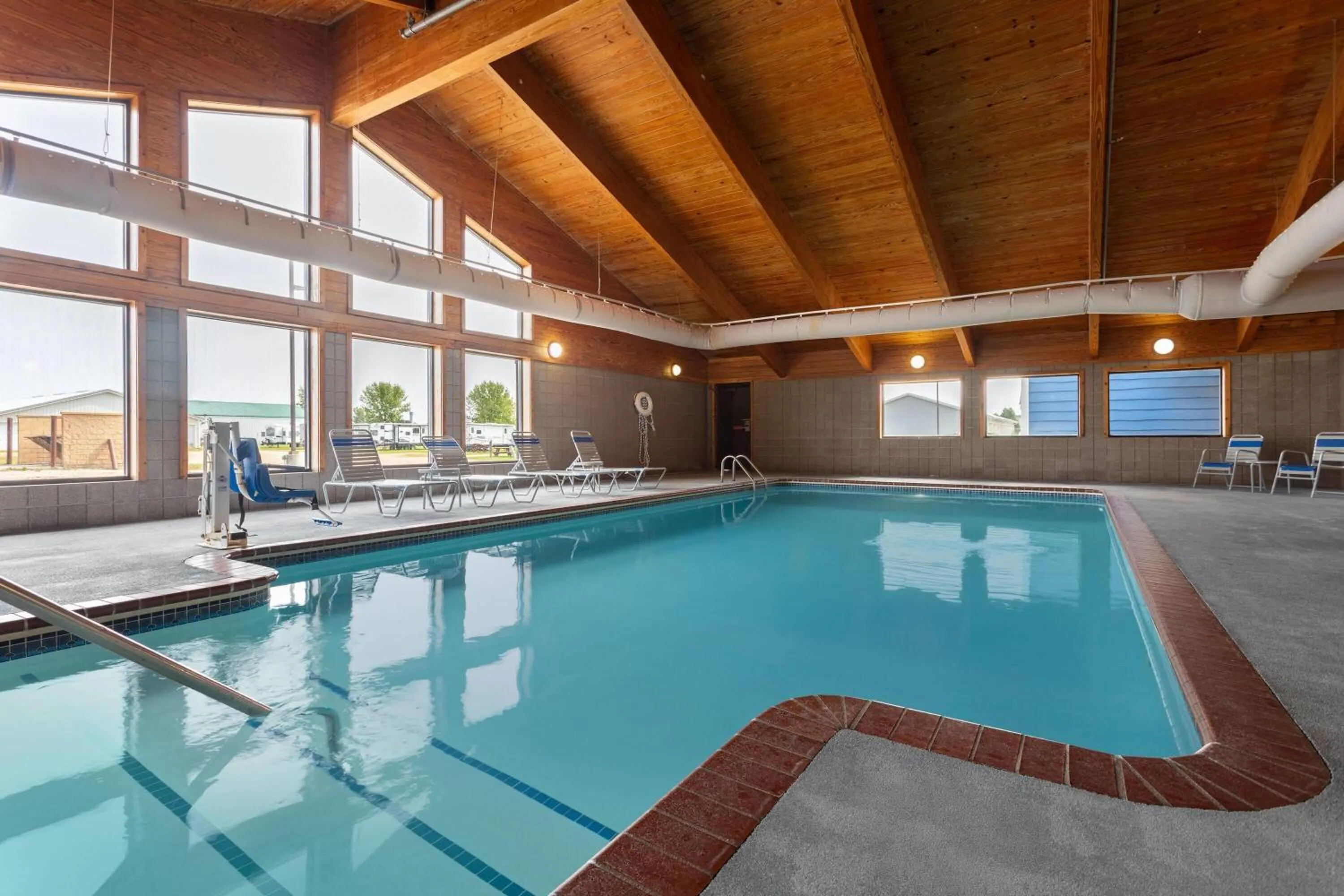 Swimming pool in AmericInn by Wyndham Roseau