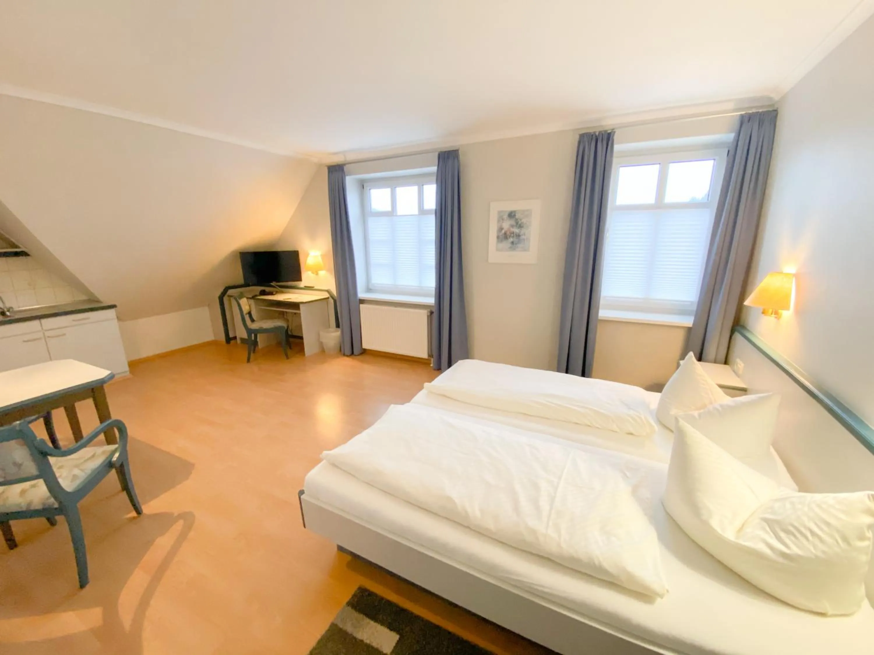 Bed in Hotel Wikingerhof