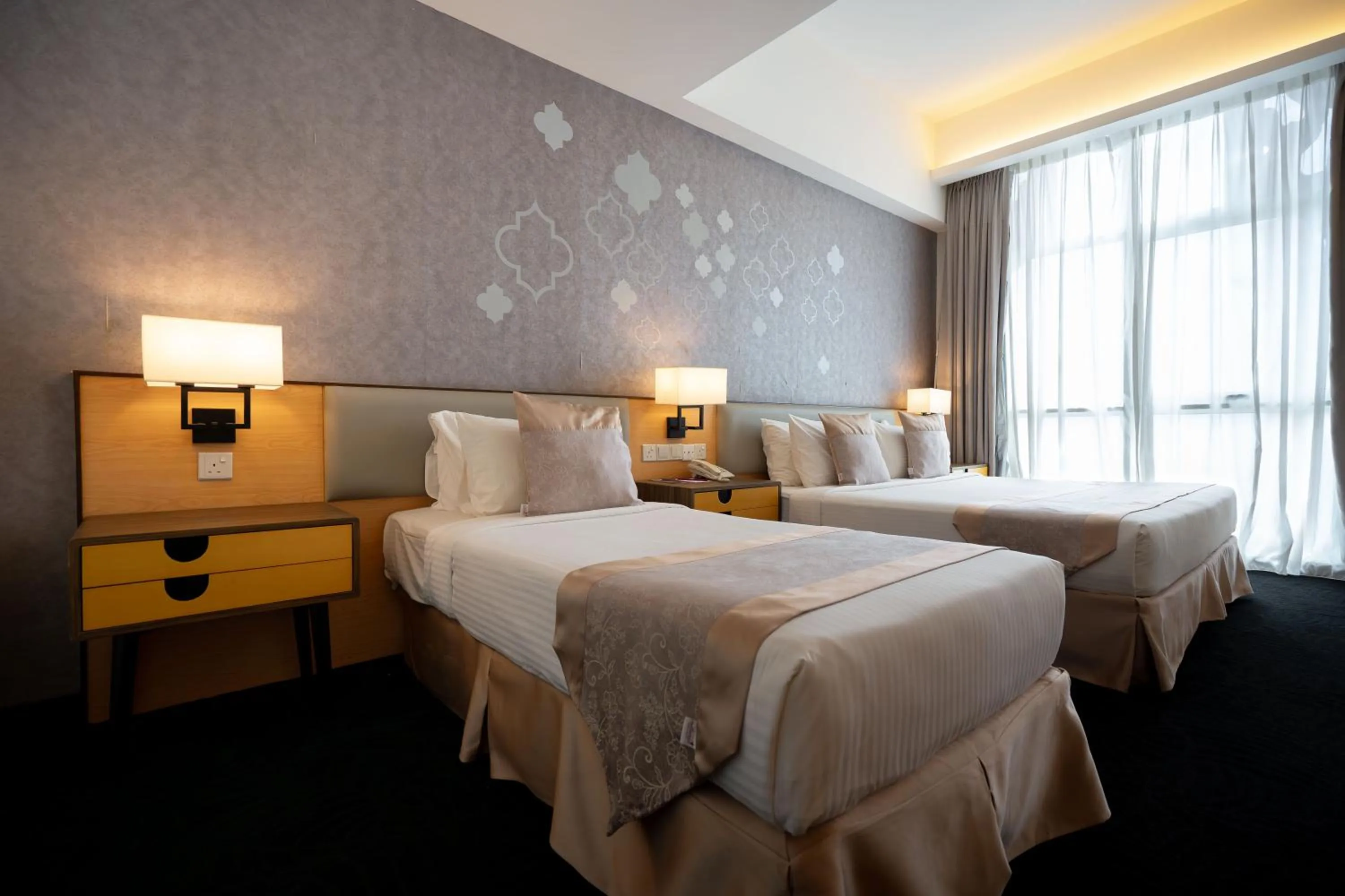 Bed in Paya Bunga Hotel Terengganu