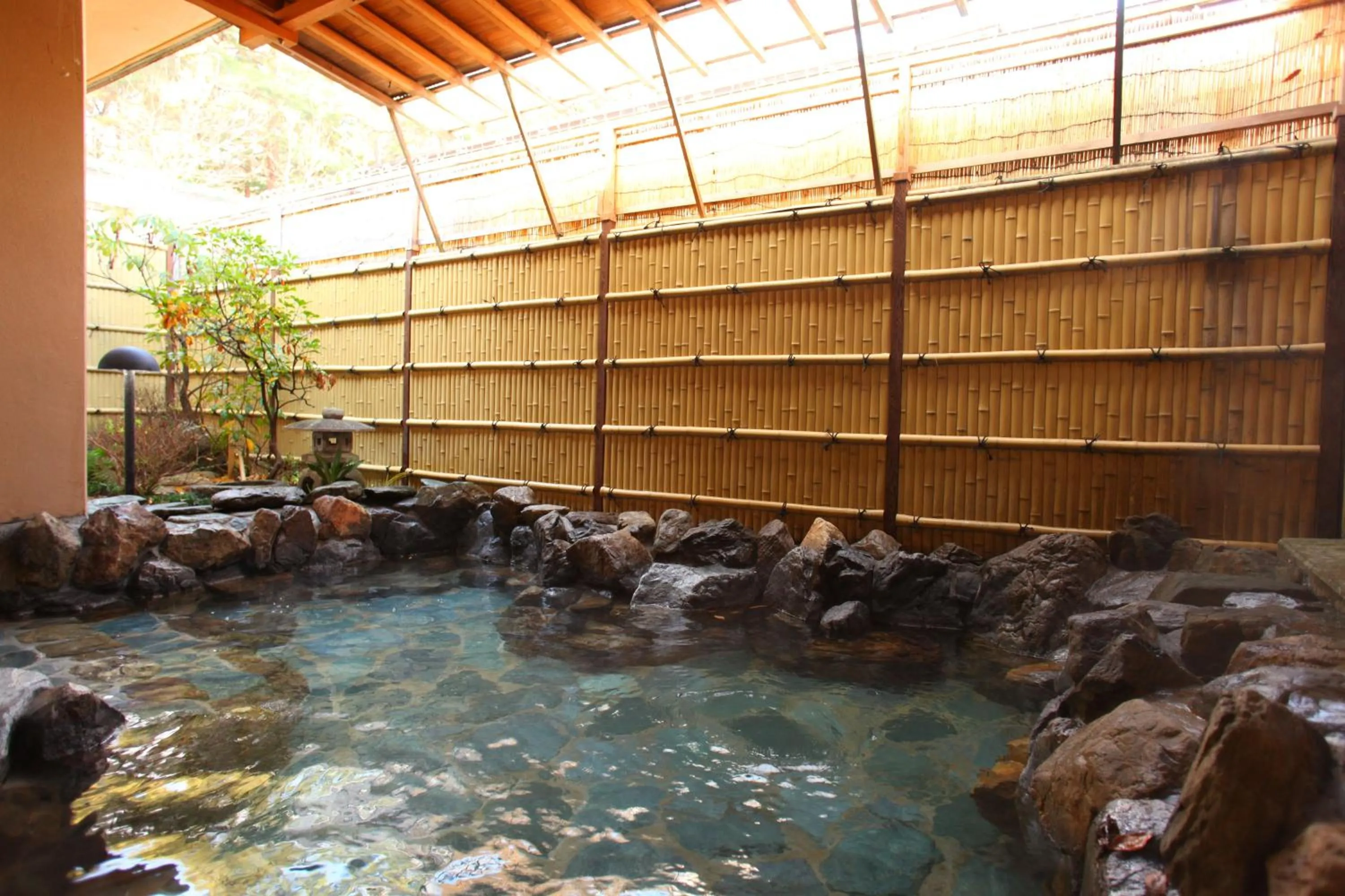 Hot Spring Bath in Yamabiko