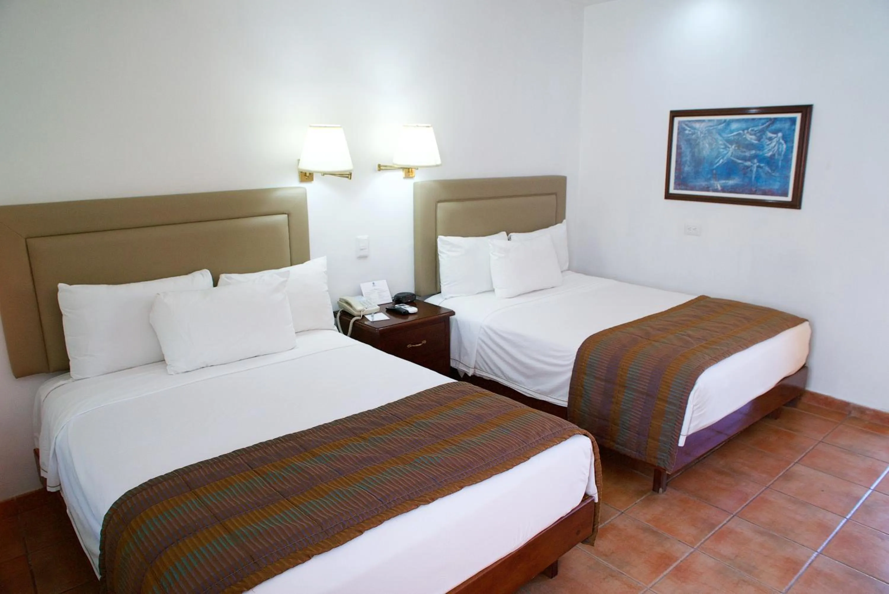 Bed in Best Western Saltillo