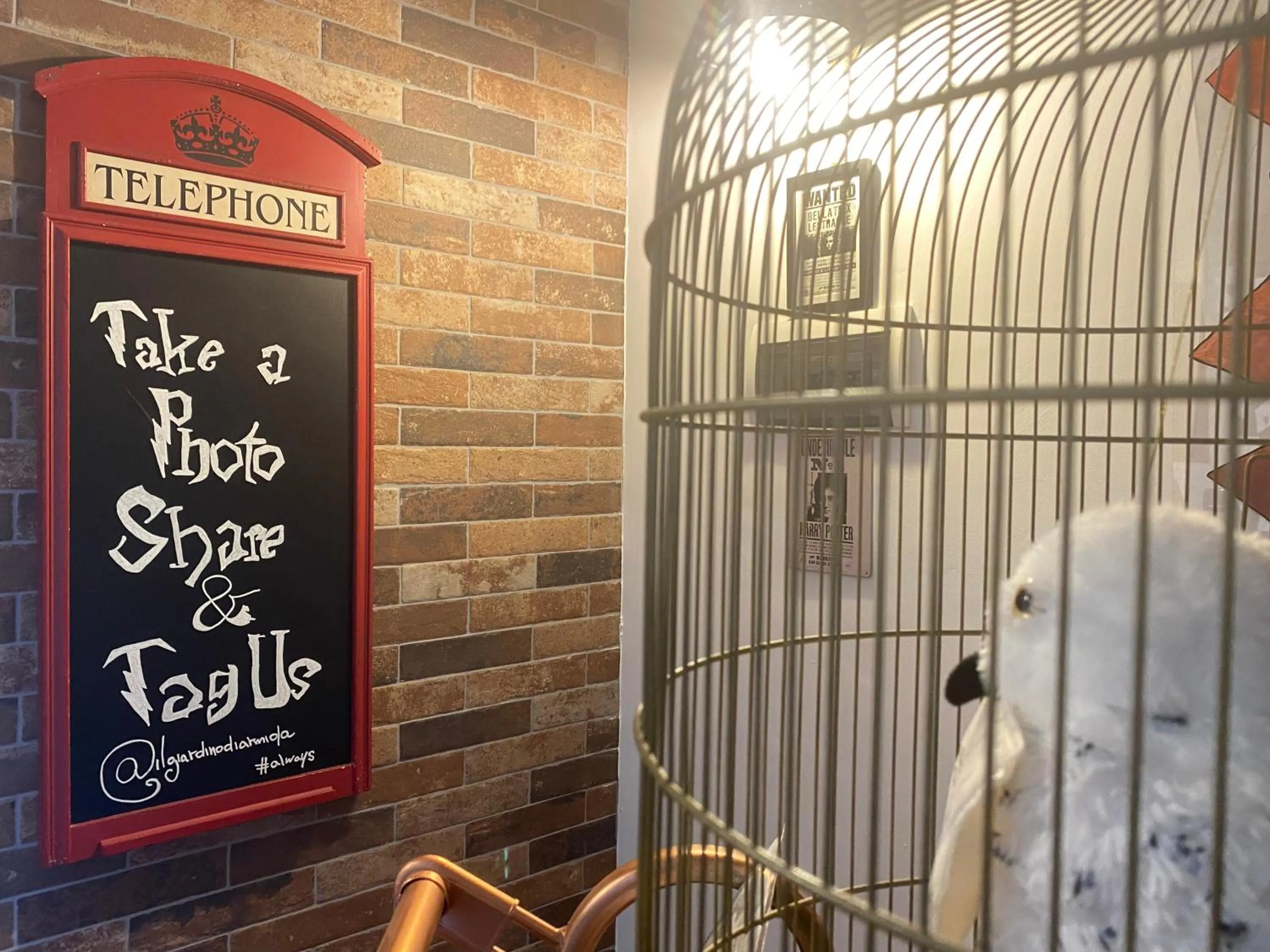 Decorative detail in B&B Il giardino di Armida