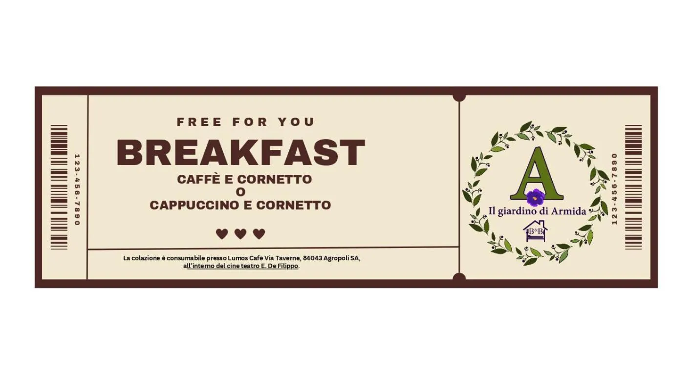 Breakfast in B&B Il giardino di Armida