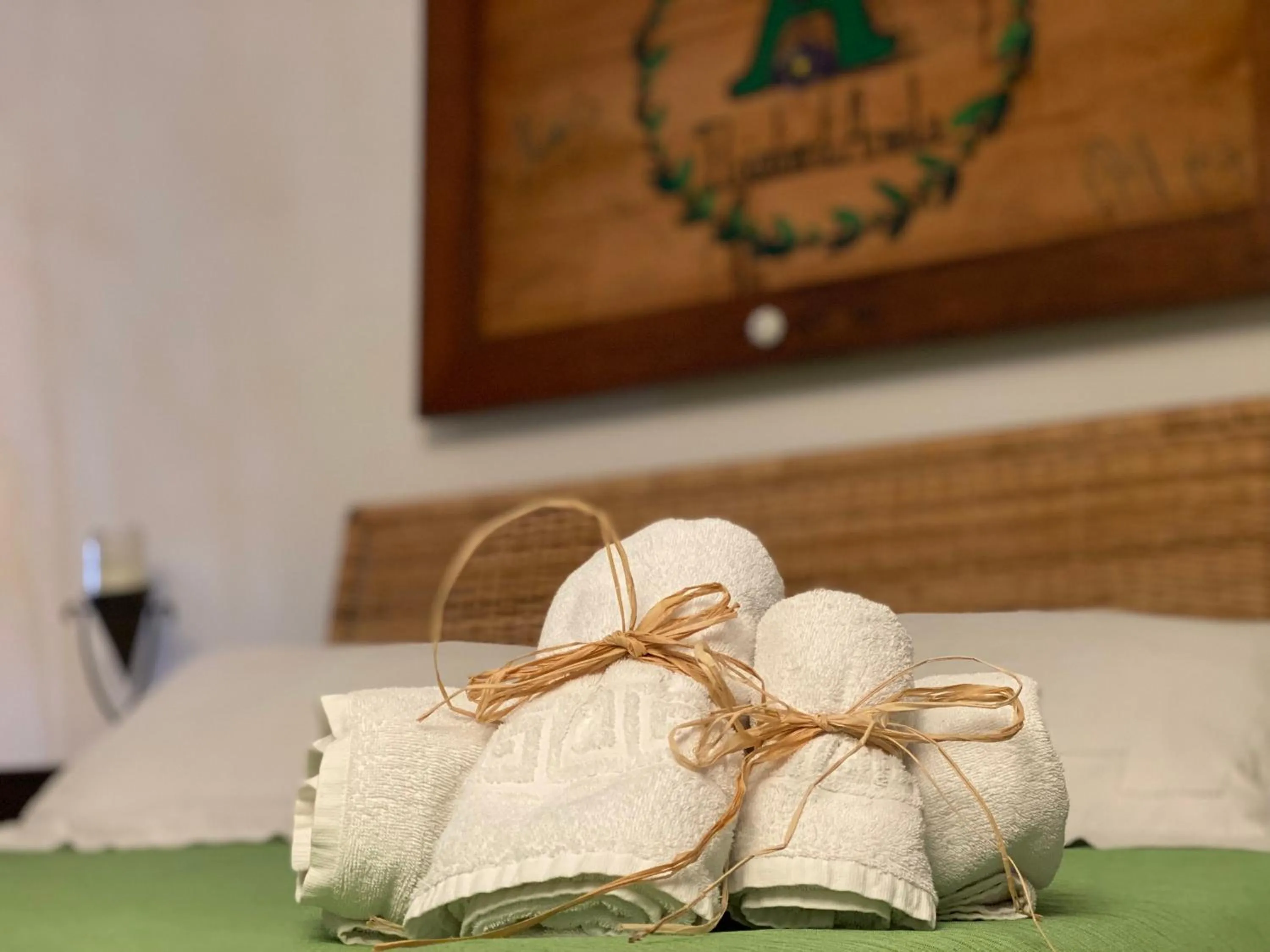 towels in B&B Il giardino di Armida