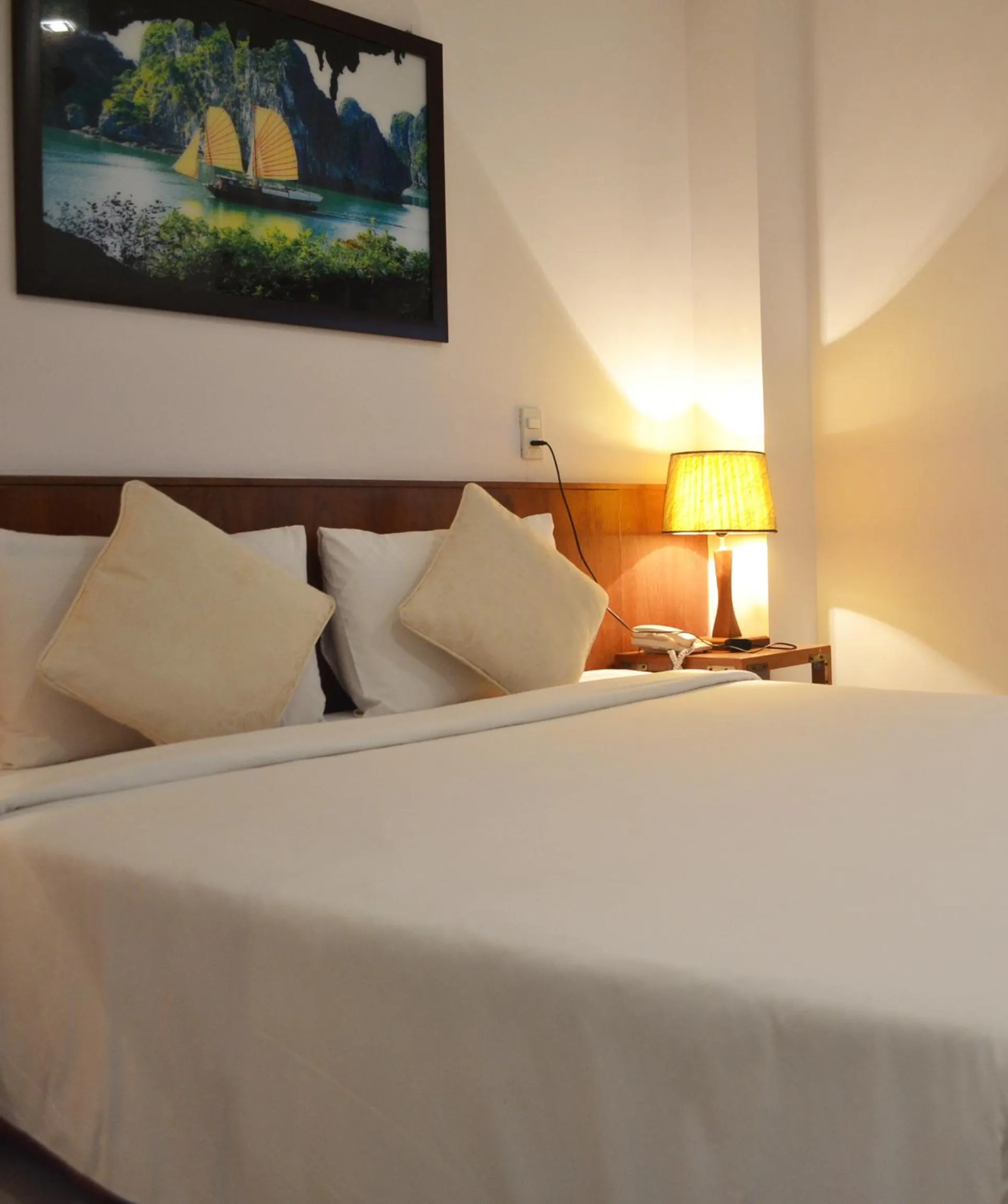 Bed in Nemo Hotel Danang