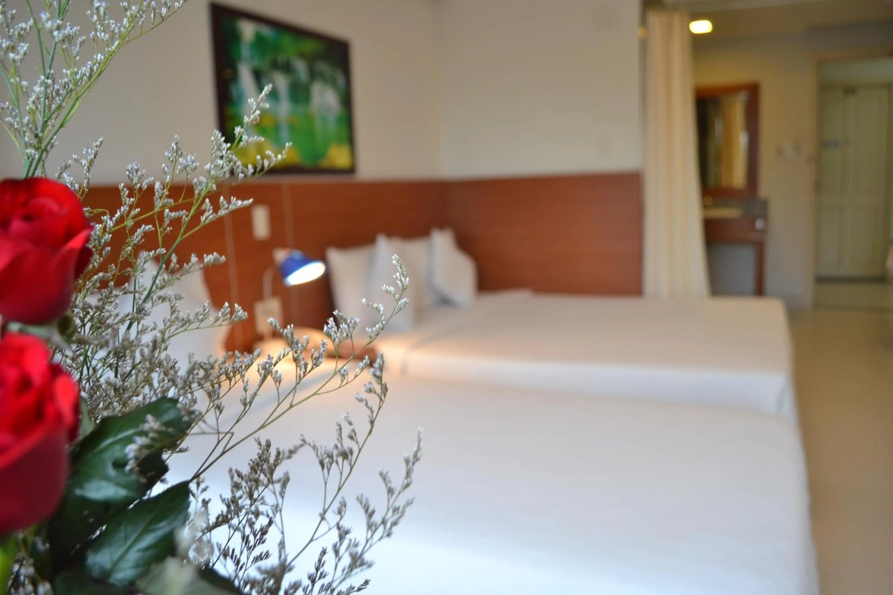 Bed in Nemo Hotel Danang