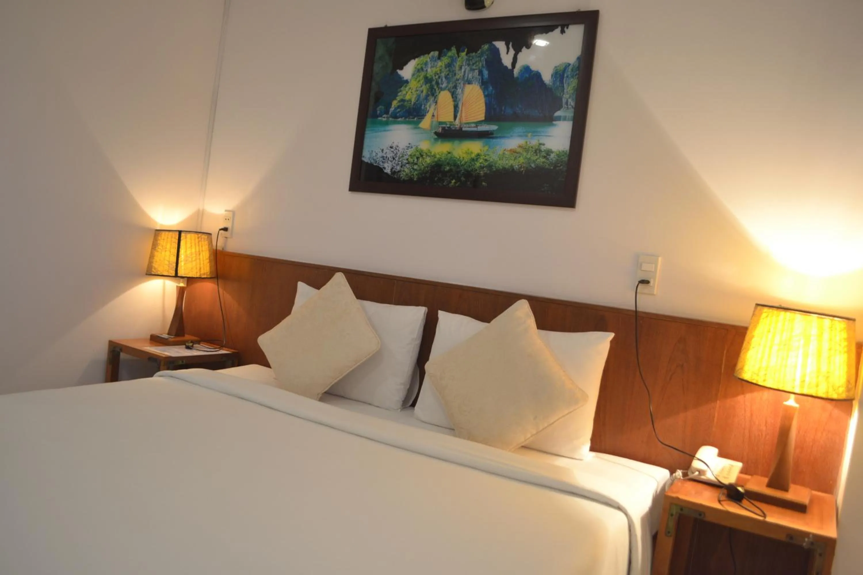 Bed in Nemo Hotel Danang