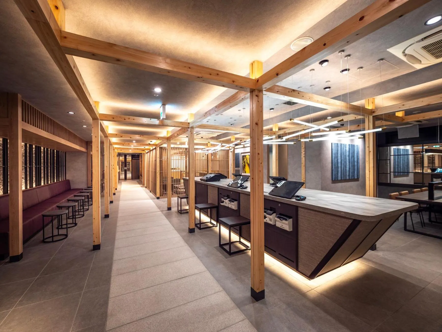 Lobby or reception in Super Hotel Osaka Natural Hot Springs