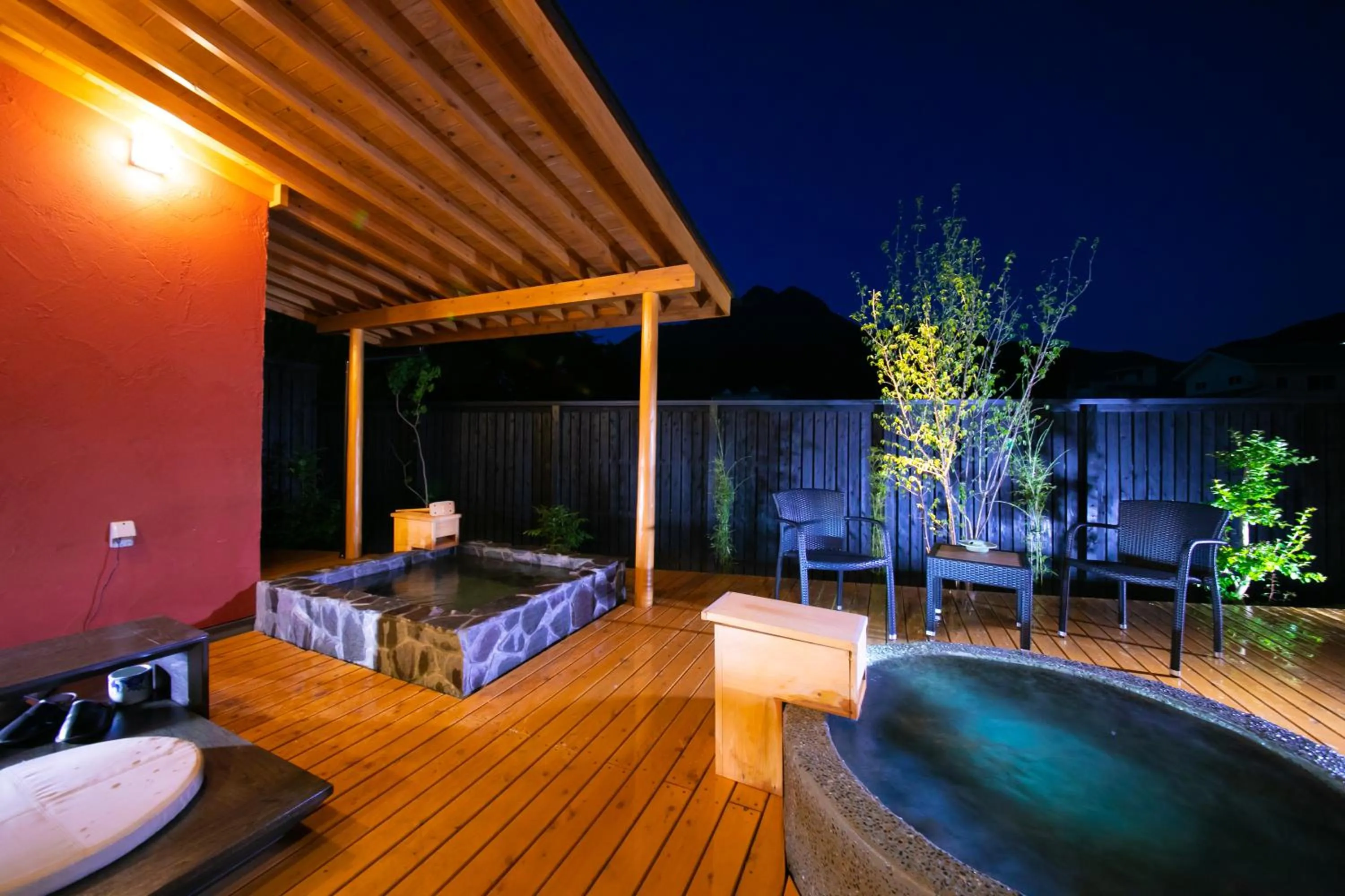 Hot Spring Bath in Oyado Den Rikyu