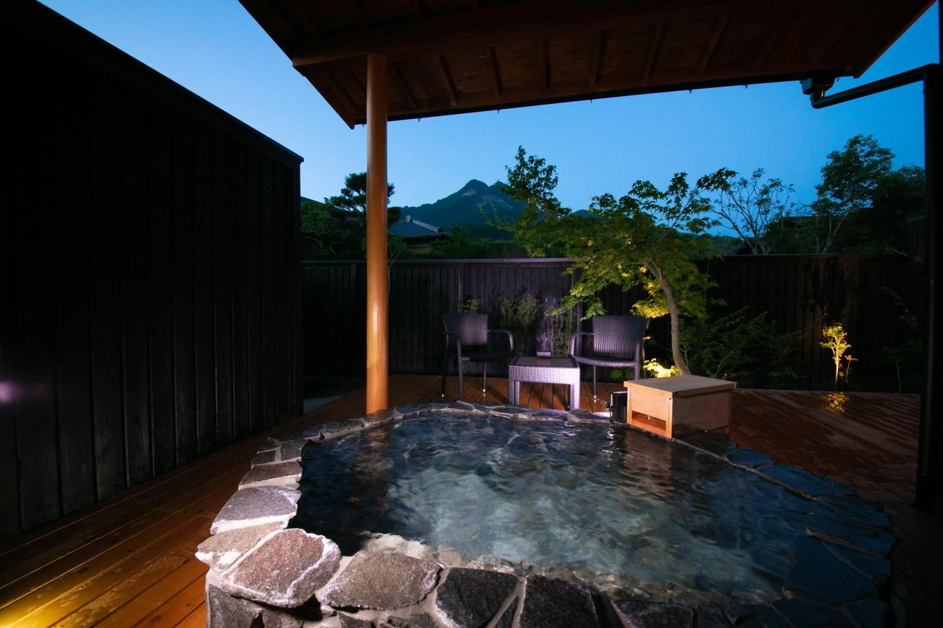 Hot Spring Bath in Oyado Den Rikyu