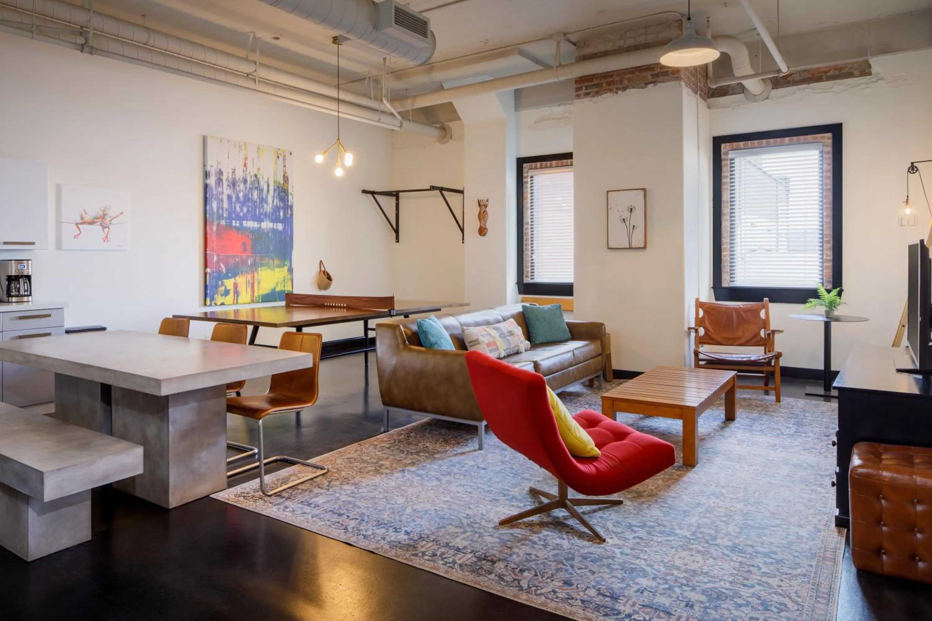 Table tennis in Hotel Clemons
