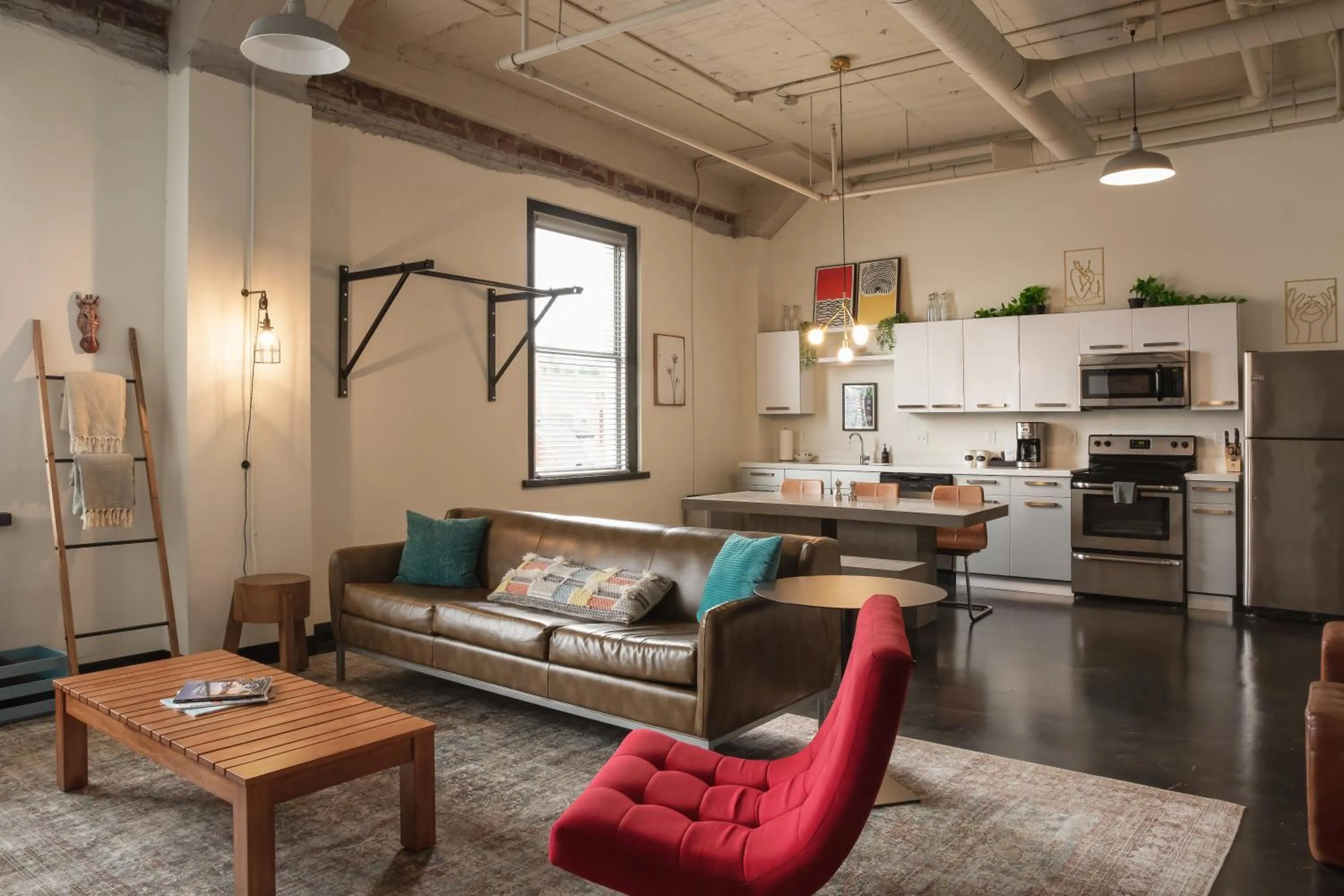 Living room in Hotel Clemons