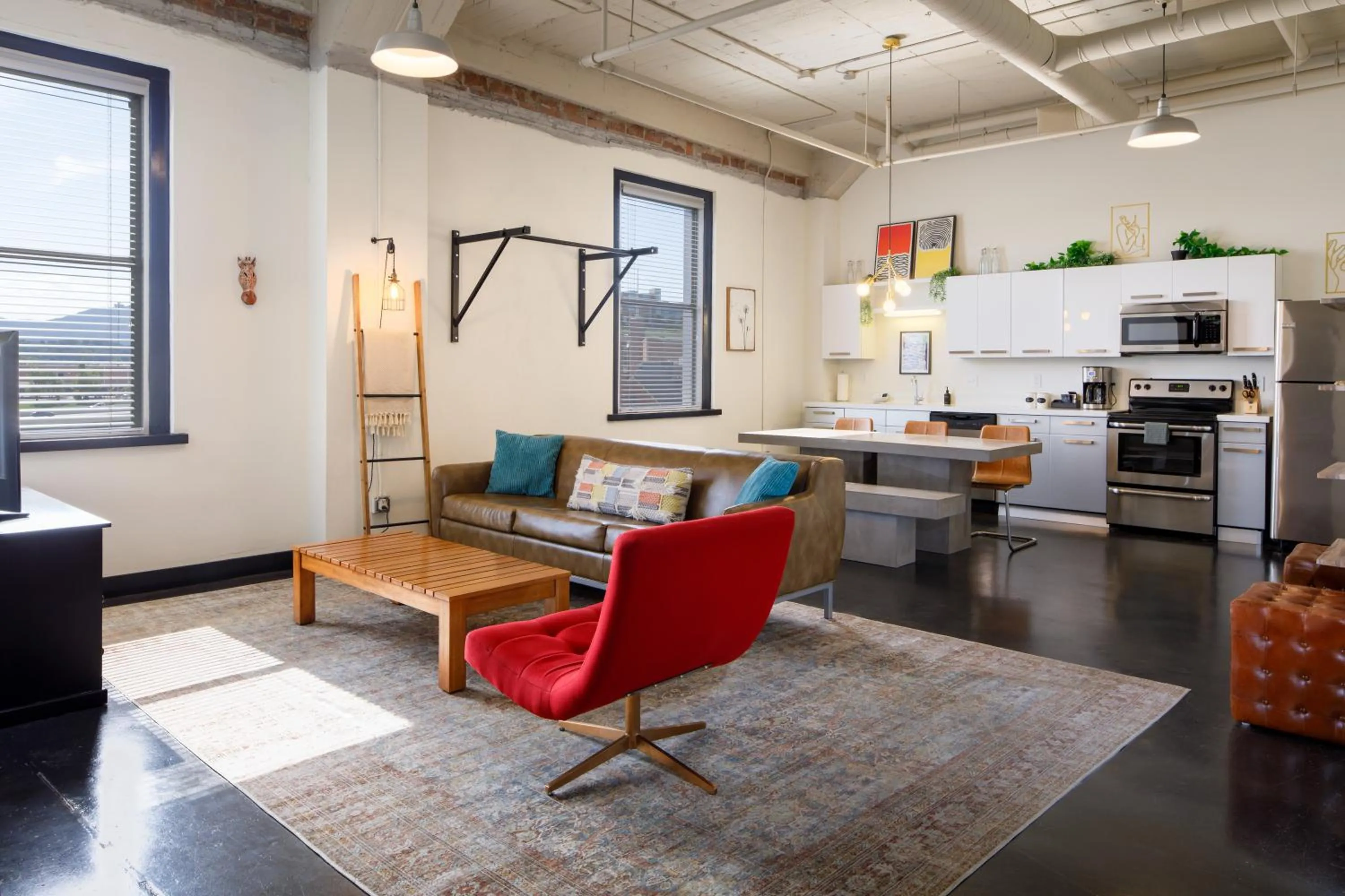 Living room in Hotel Clemons